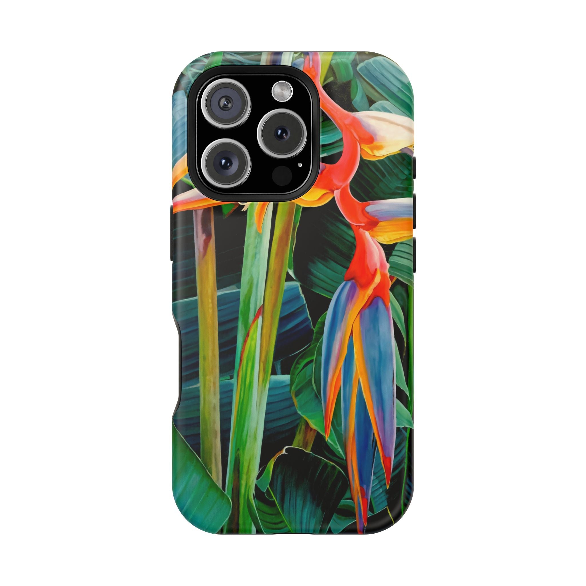 Phone Case Lisa Herrera art print Tropical Bird of Paradise e — Impact-Resistant Floral Design