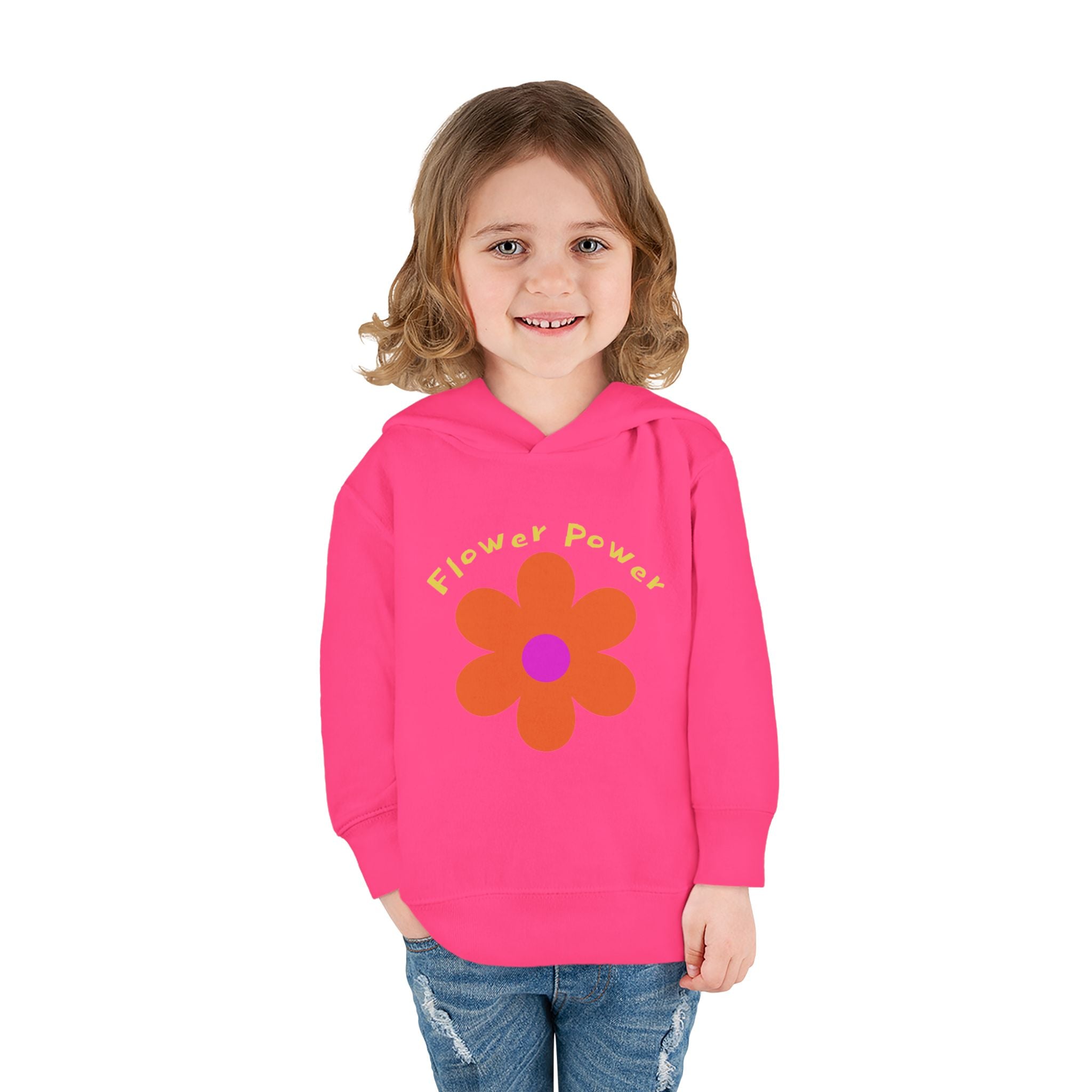 Toddler Hoodie Flower — Pullover