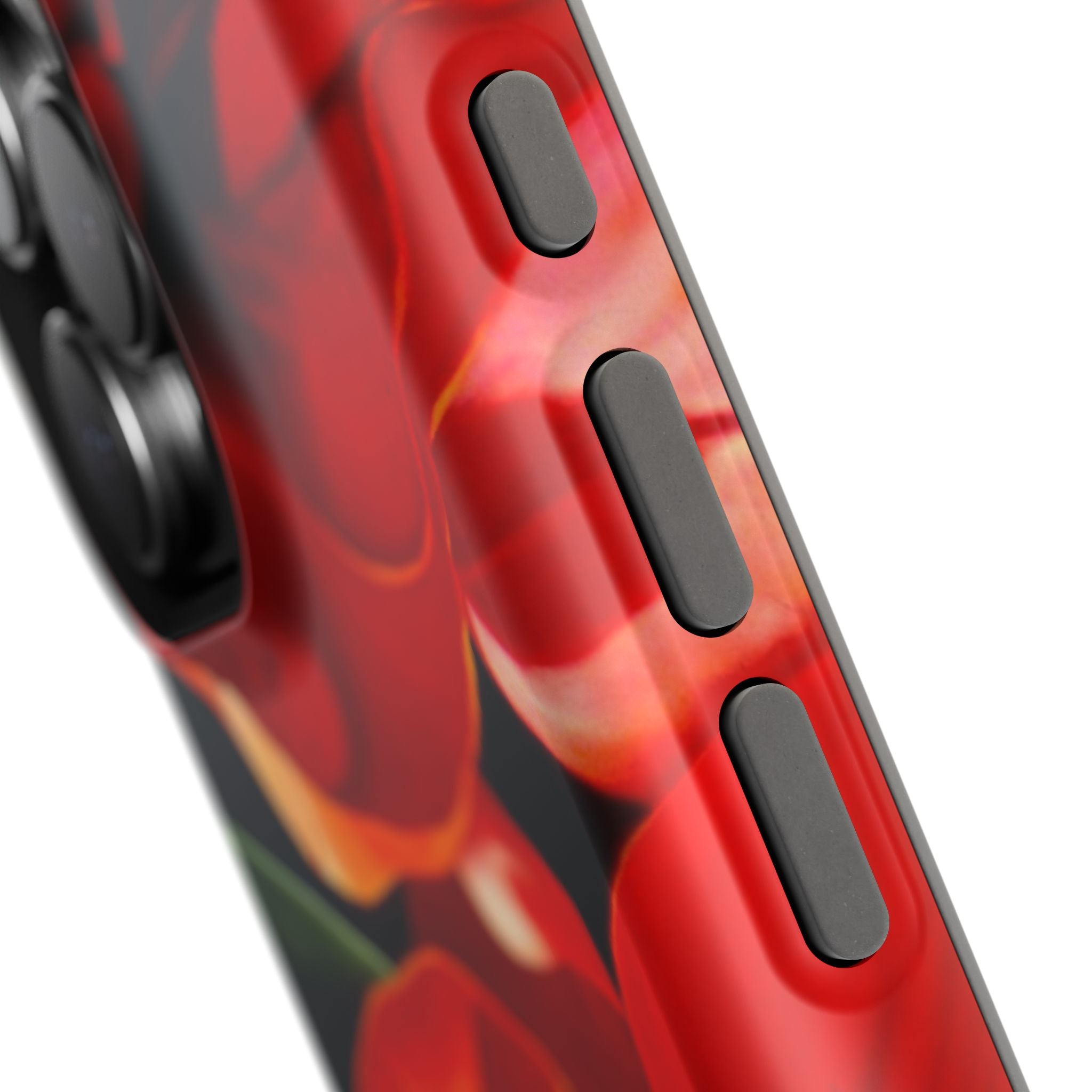 Phone case Lisa Herrera art print Red Amaryllis Floral Impact-Resistant Phone Case