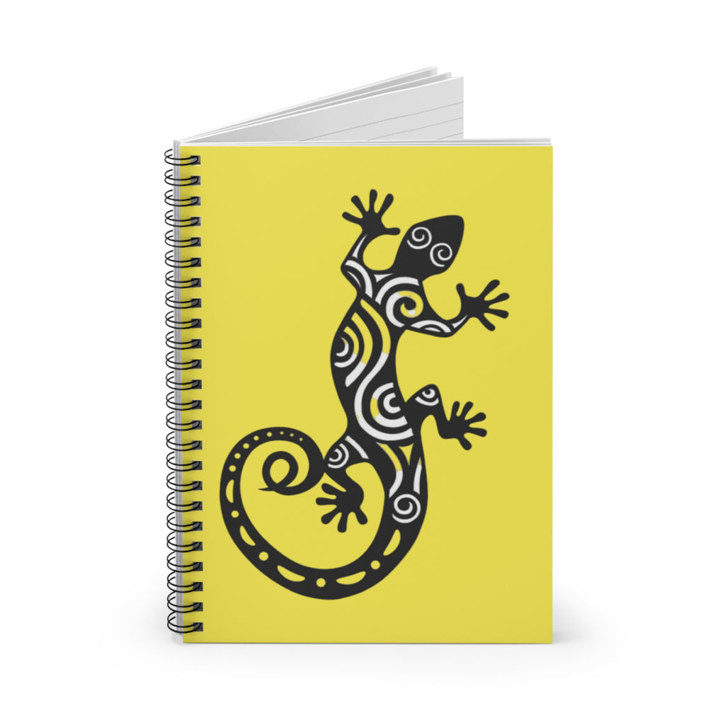 Spiral Notebook Tropical Lizard - Ruled Journal for Notes & Travel