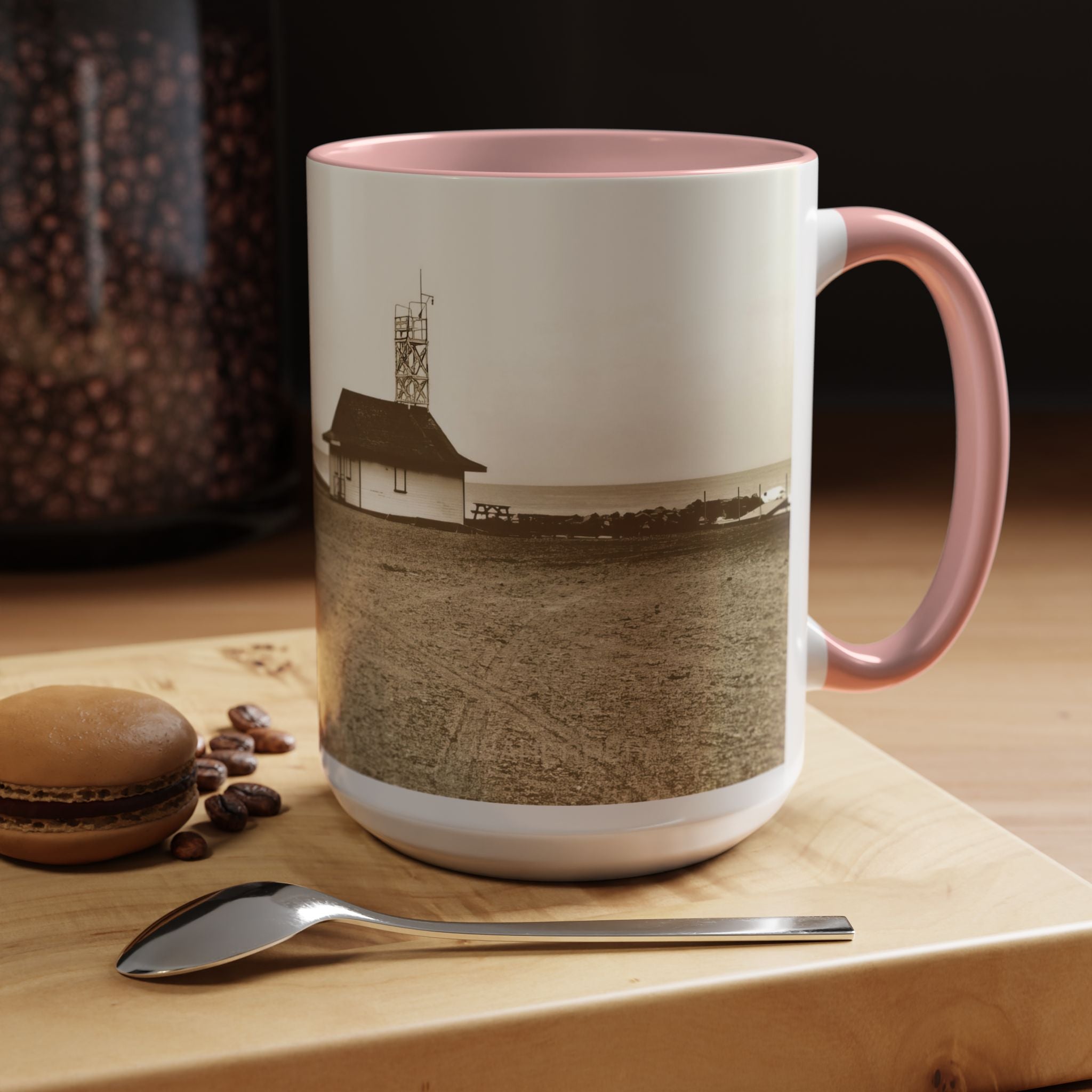 Coffee Mug Sepia photo Leuty stn The Beaches  (11, 15oz)