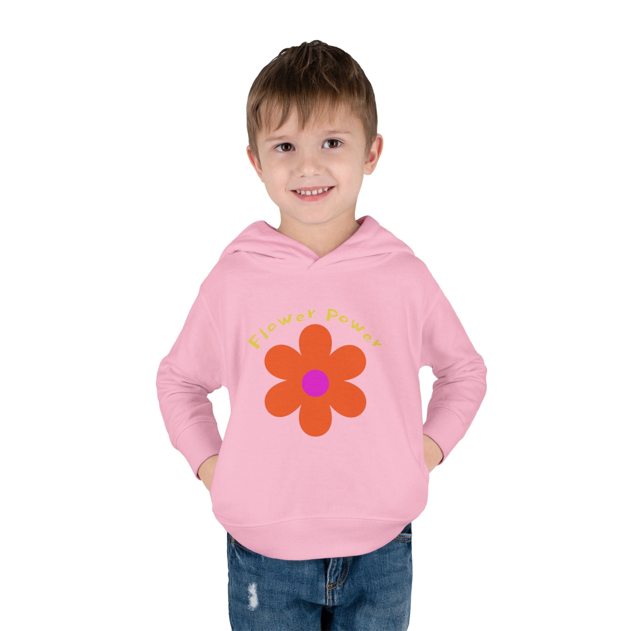 Toddler Hoodie Flower — Pullover