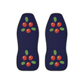 Car Seat Covers - Festive Navy Cherry Design