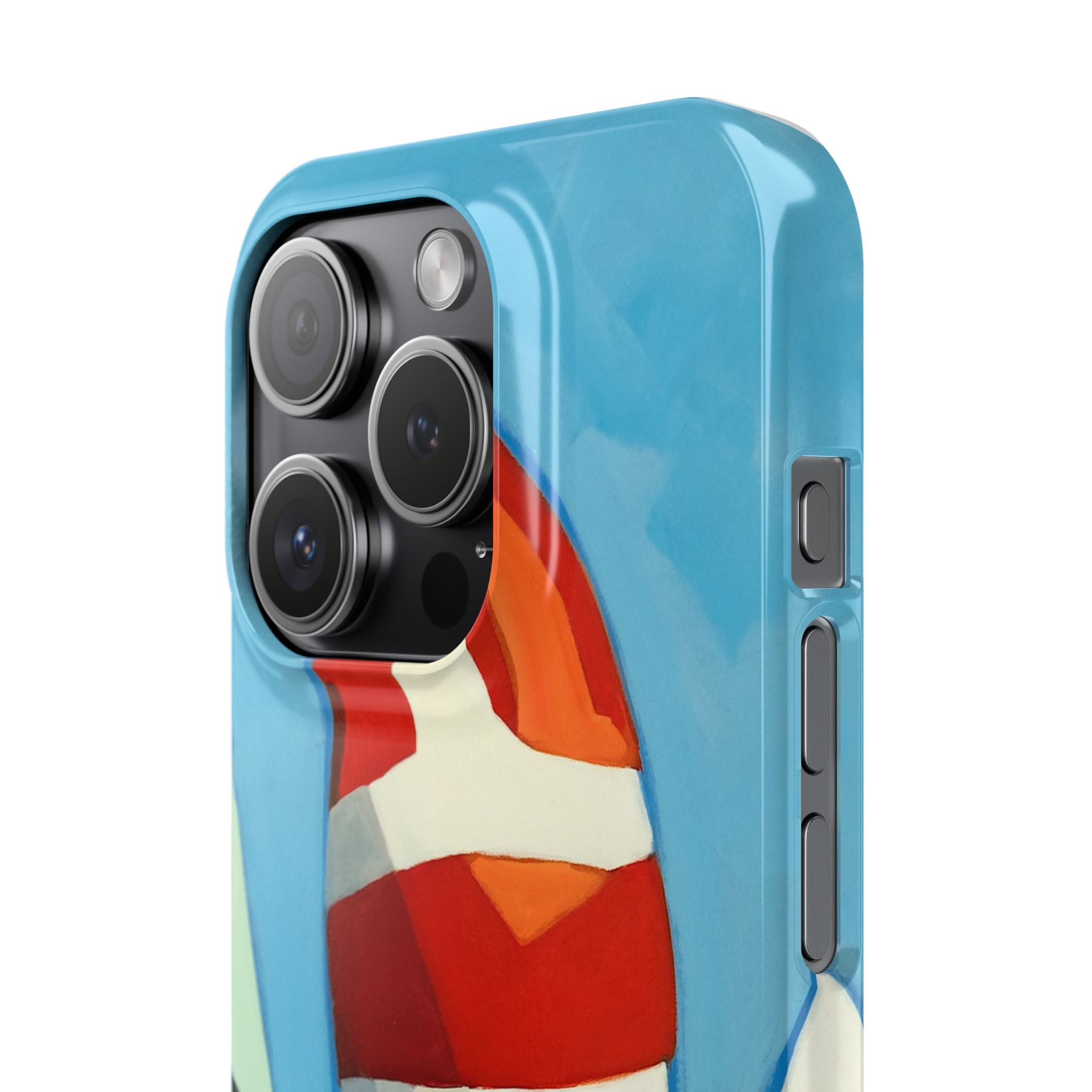 Phone case Lisa Herrera art Sailboats Slim Case — Colorful Nautical Phone Case