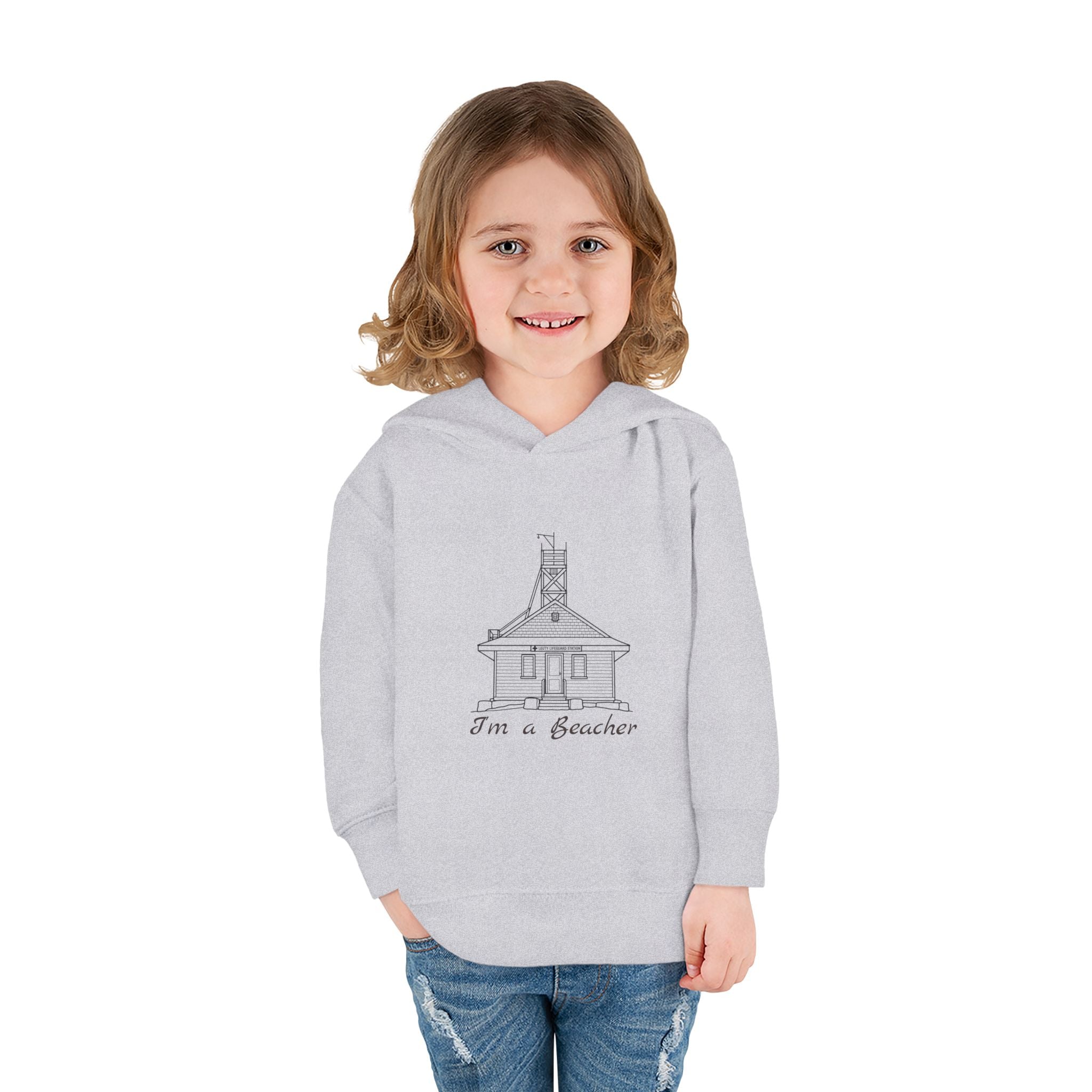 Toddler Hoodie I'm a Beacher Leuty stn. — Pullover
