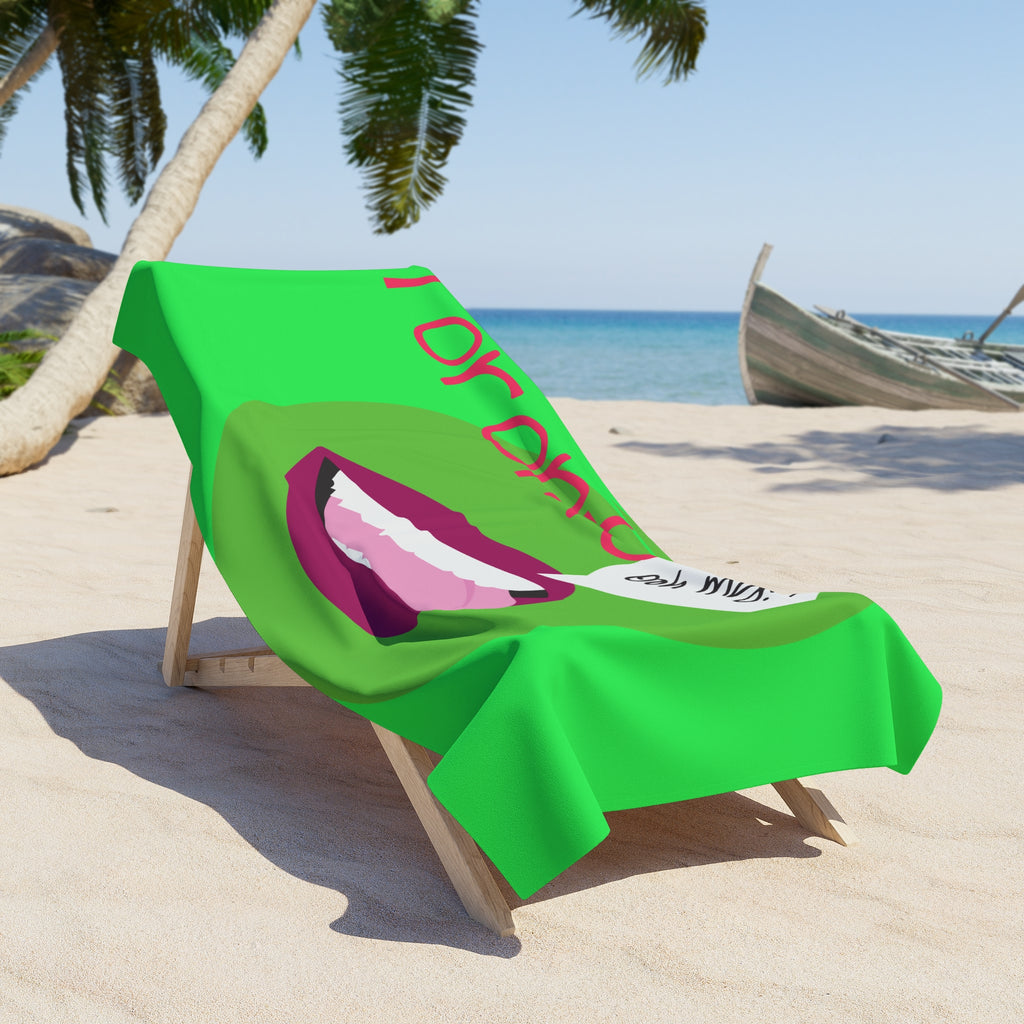Beach Towel Toronto Oh My  — colorful graphics Print