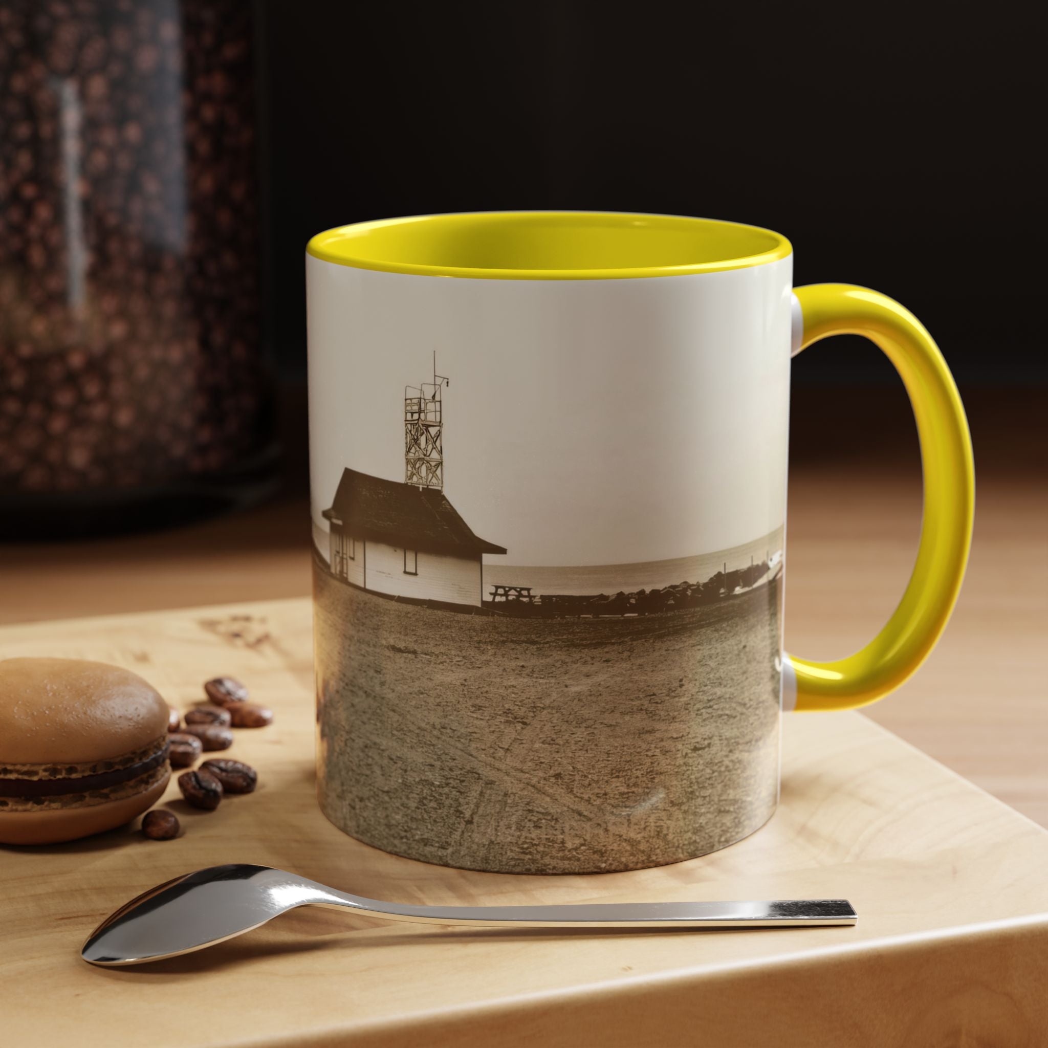 Coffee Mug Sepia photo Leuty stn The Beaches  (11, 15oz)
