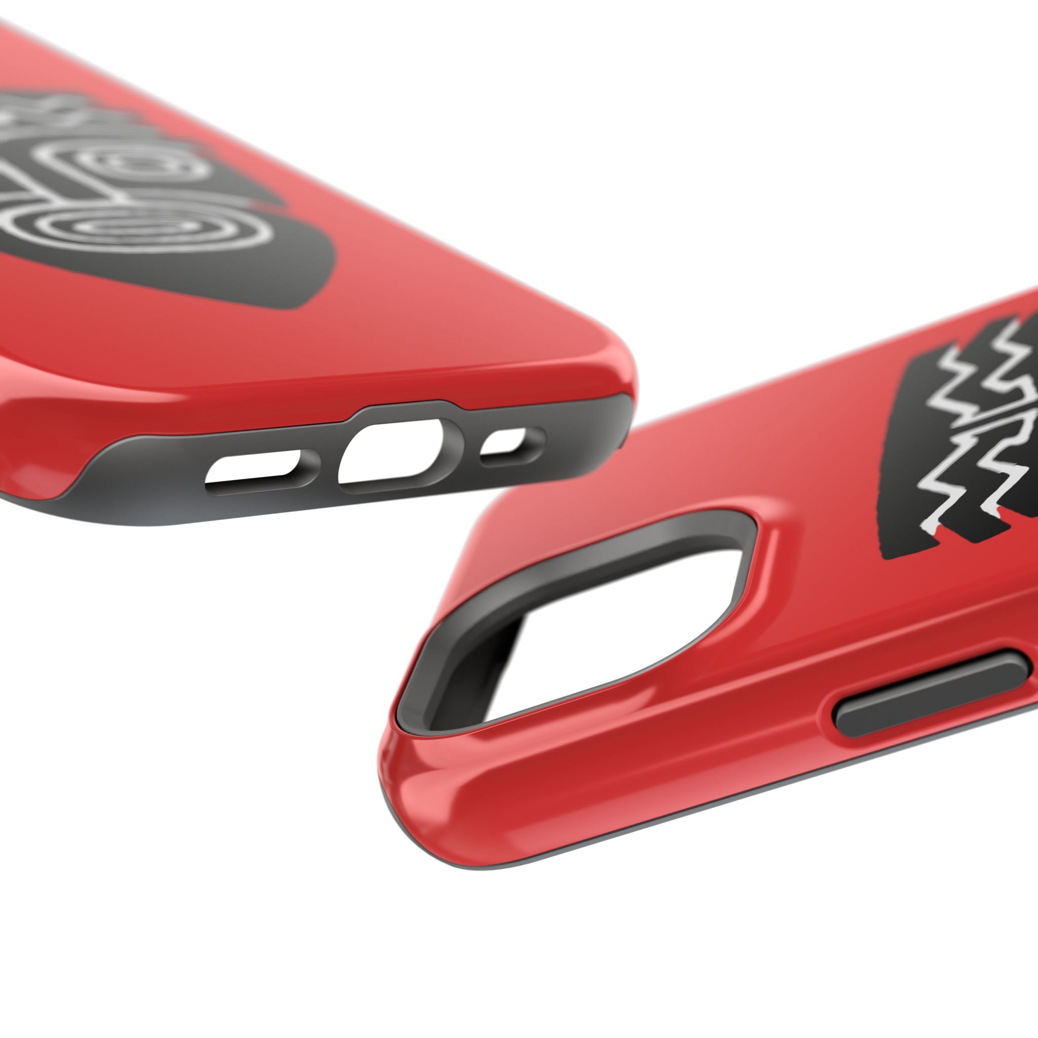 Phone Case Tiki Mask Impact-Resistant Phone Case — Bold Red Protective Cover