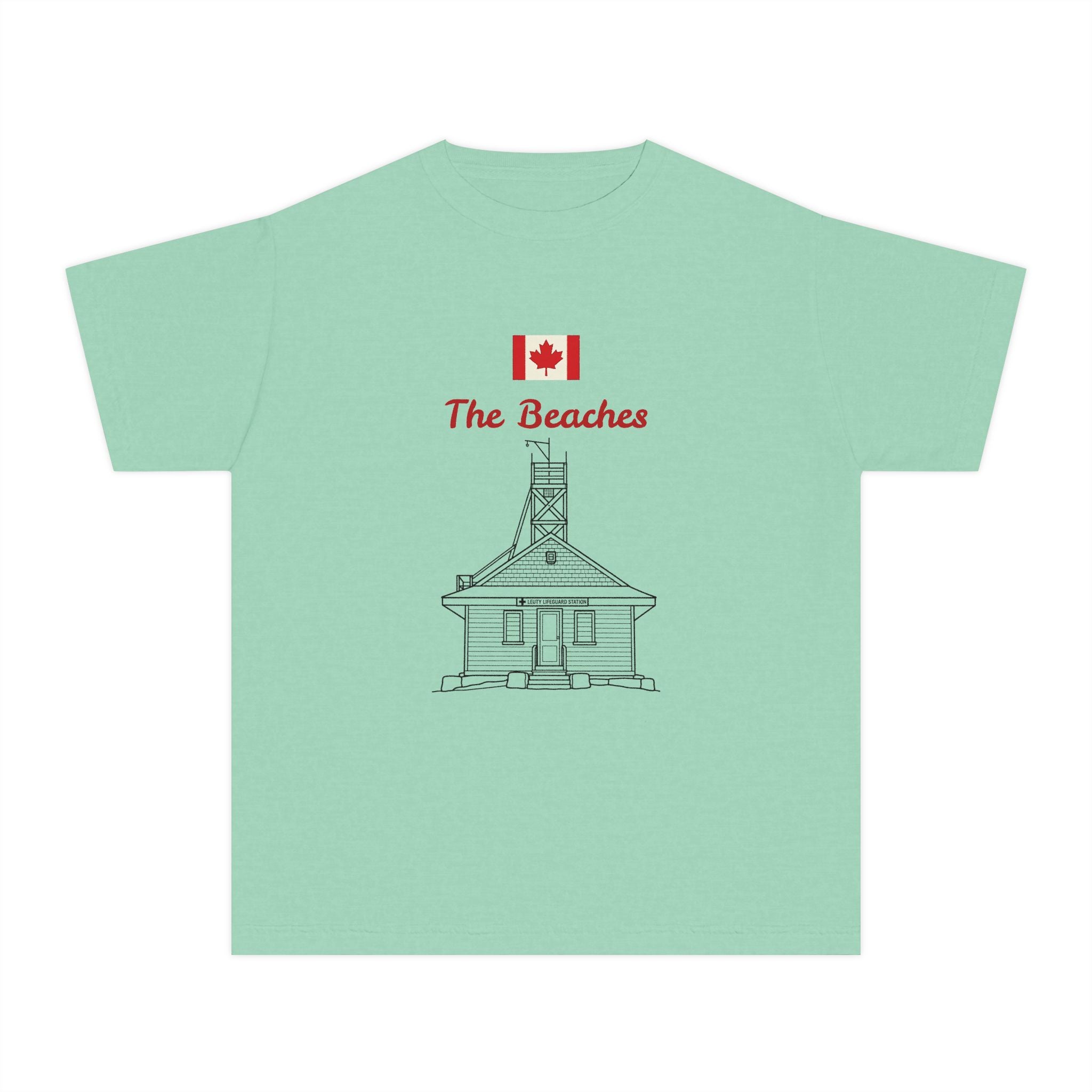 T-shirt The Beaches Toronto Youth Tee — The Beaches Canada Leuty Stn Graphic