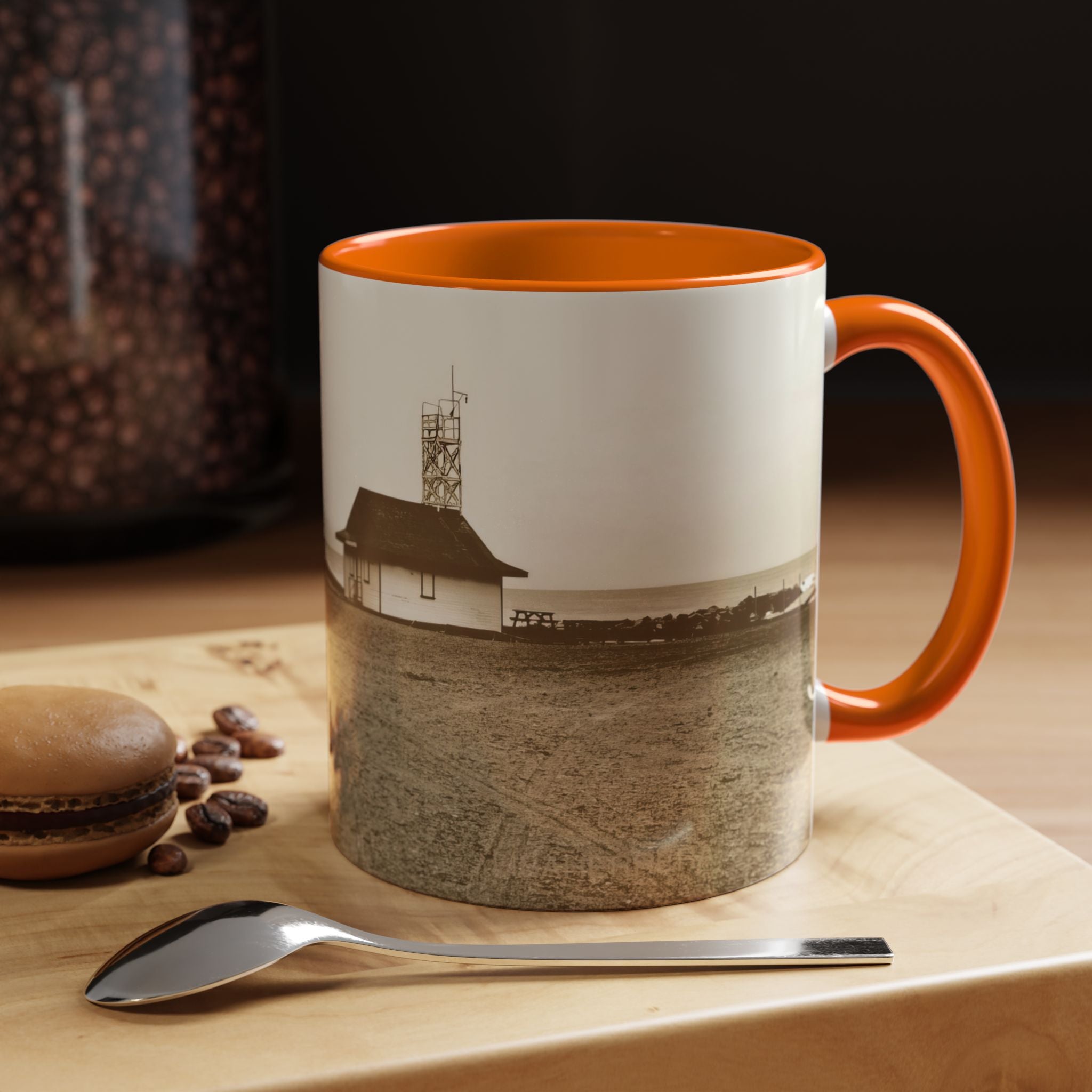 Coffee Mug Sepia photo Leuty stn The Beaches  (11, 15oz)