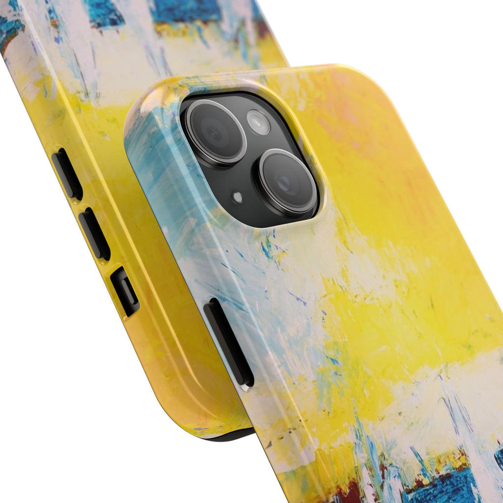 Phone Case Sailboat Painting   — Nautical Abstract Art Tough iPhone Case