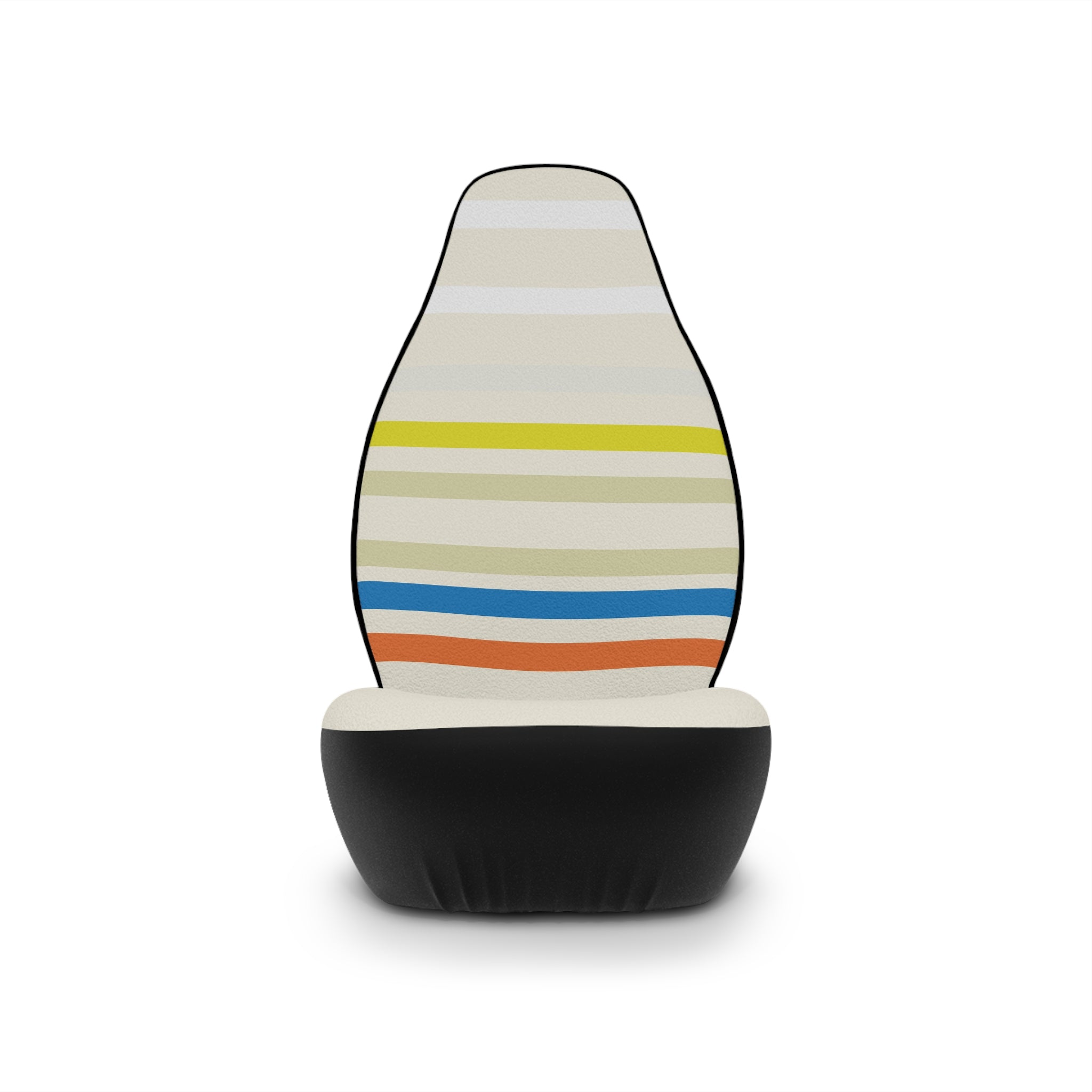 Car Seat Covers — Colorful Beachy Retro Stripe Protector