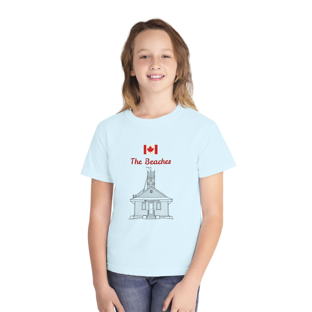 T-shirt The Beaches Toronto Youth Tee — The Beaches Canada Leuty Stn Graphic
