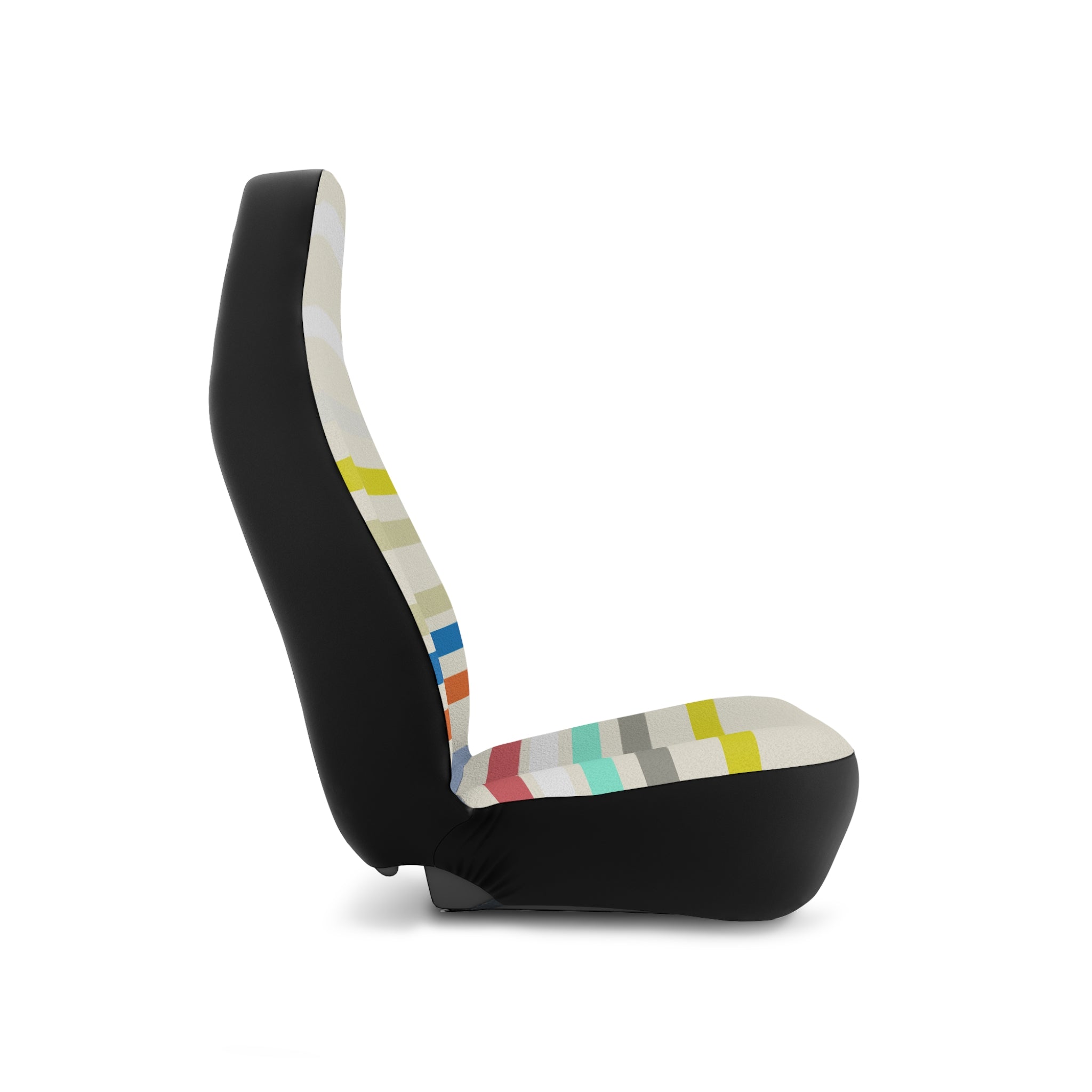 Car Seat Covers — Colorful Beachy Retro Stripe Protector