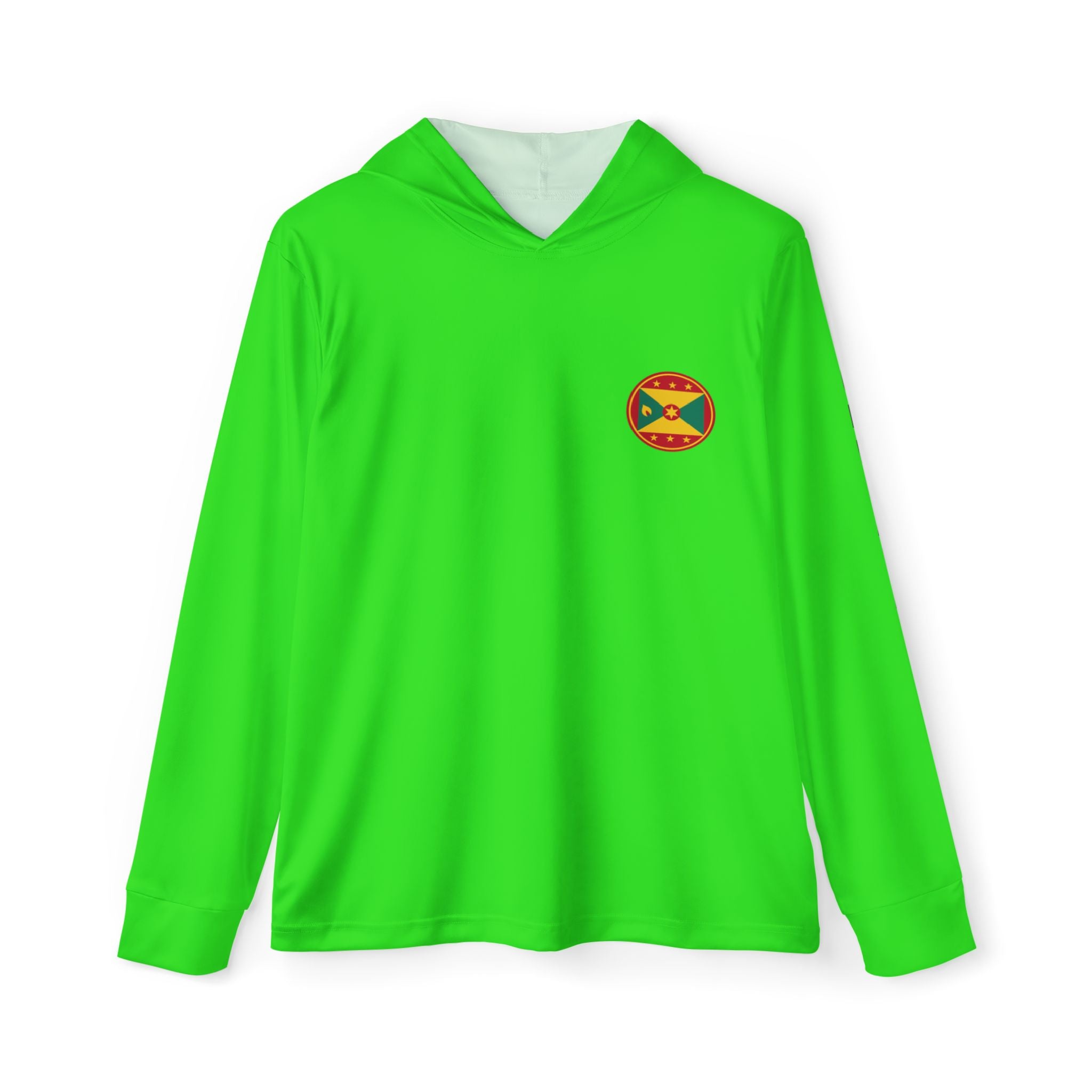 Warm up Hoodie Jab Jab Sports Warmup Hoodie — Neon Green All-Over Print