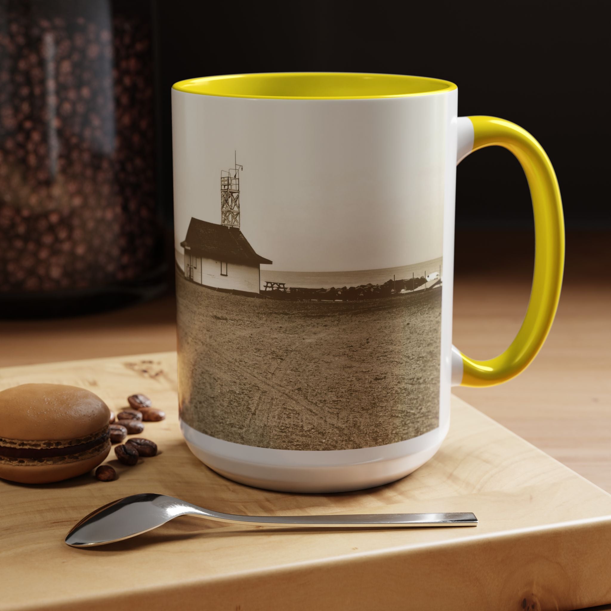 Coffee Mug Sepia photo Leuty stn The Beaches  (11, 15oz)