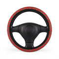 Steering Wheel Cover — Red & Green Swirl