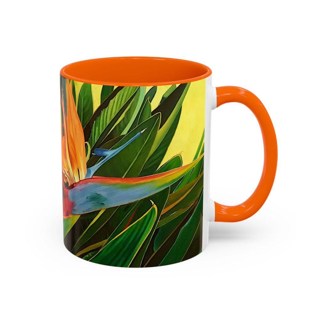 Coffee Mug Lisa Herrera art print Bird of Paradise  (11, 15oz)