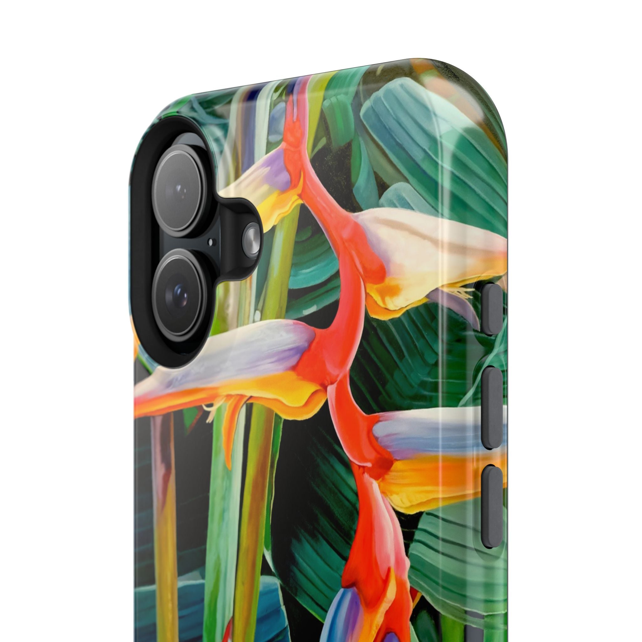Phone Case Lisa Herrera art print Tropical Bird of Paradise e — Impact-Resistant Floral Design