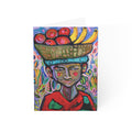 Greeting Card — Colorful Fruit Vendor Art Card (Blank Inside)