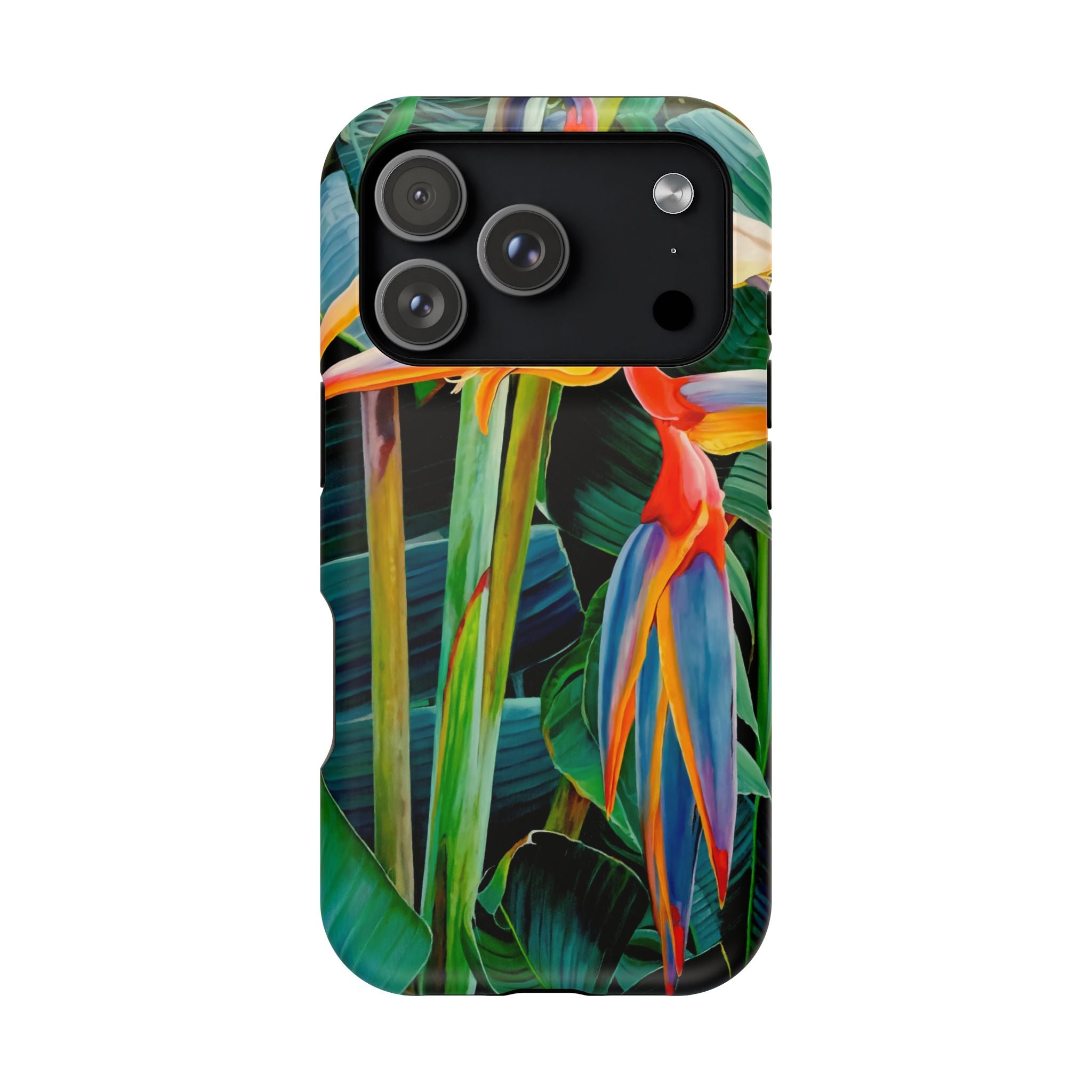 Phone Case Lisa Herrera art print Tropical Bird of Paradise e — Impact-Resistant Floral Design