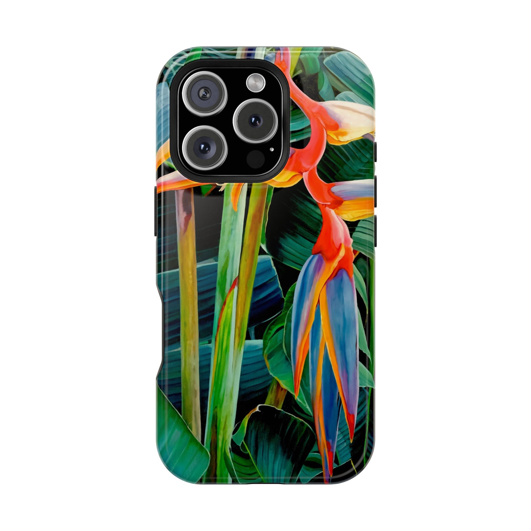 Phone Case Lisa Herrera art print Tropical Bird of Paradise e — Impact-Resistant Floral Design