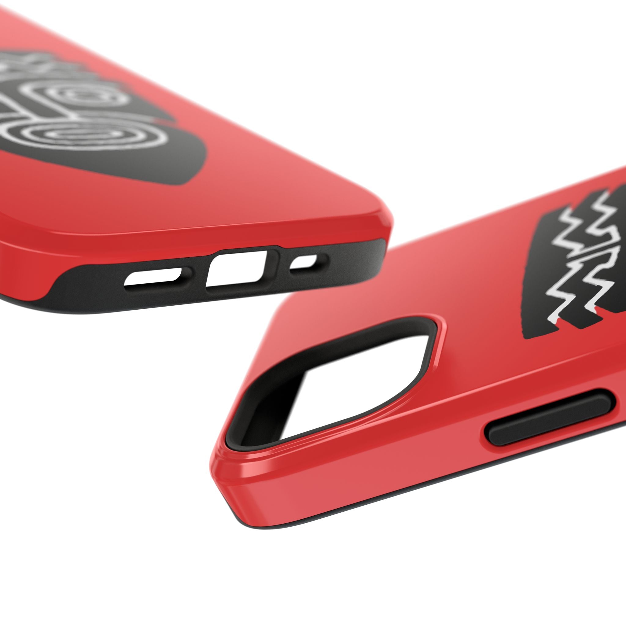 Phone Case Tiki Mask Impact-Resistant Phone Case — Bold Red Protective Cover