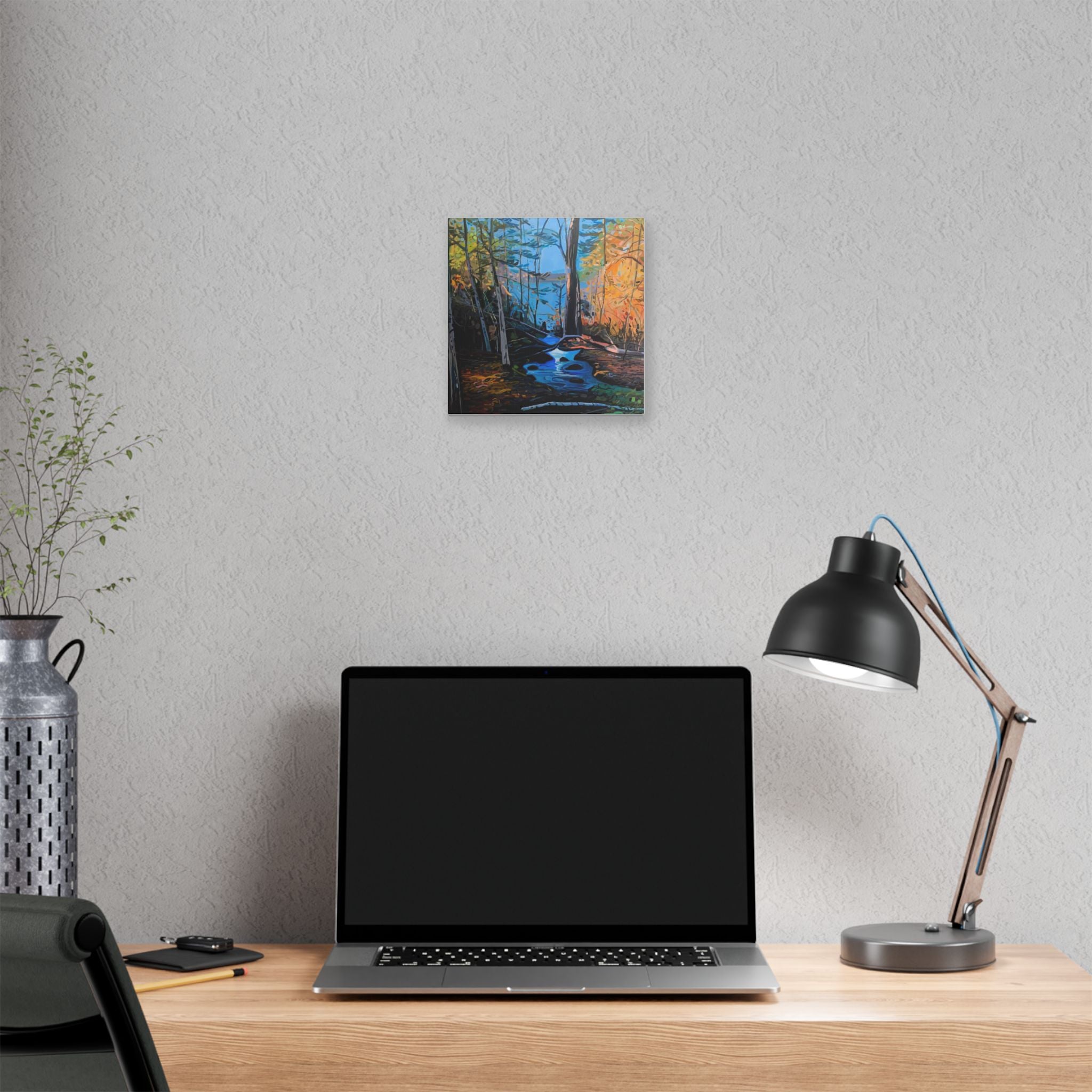 Canvas Print Lisa Herrera Art Northern Forest Stream Canvas
