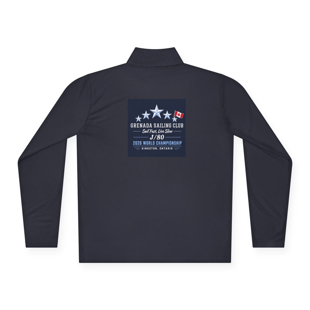Sailing Club Quarter-Zip Pullover — Grenada Regatta Logo