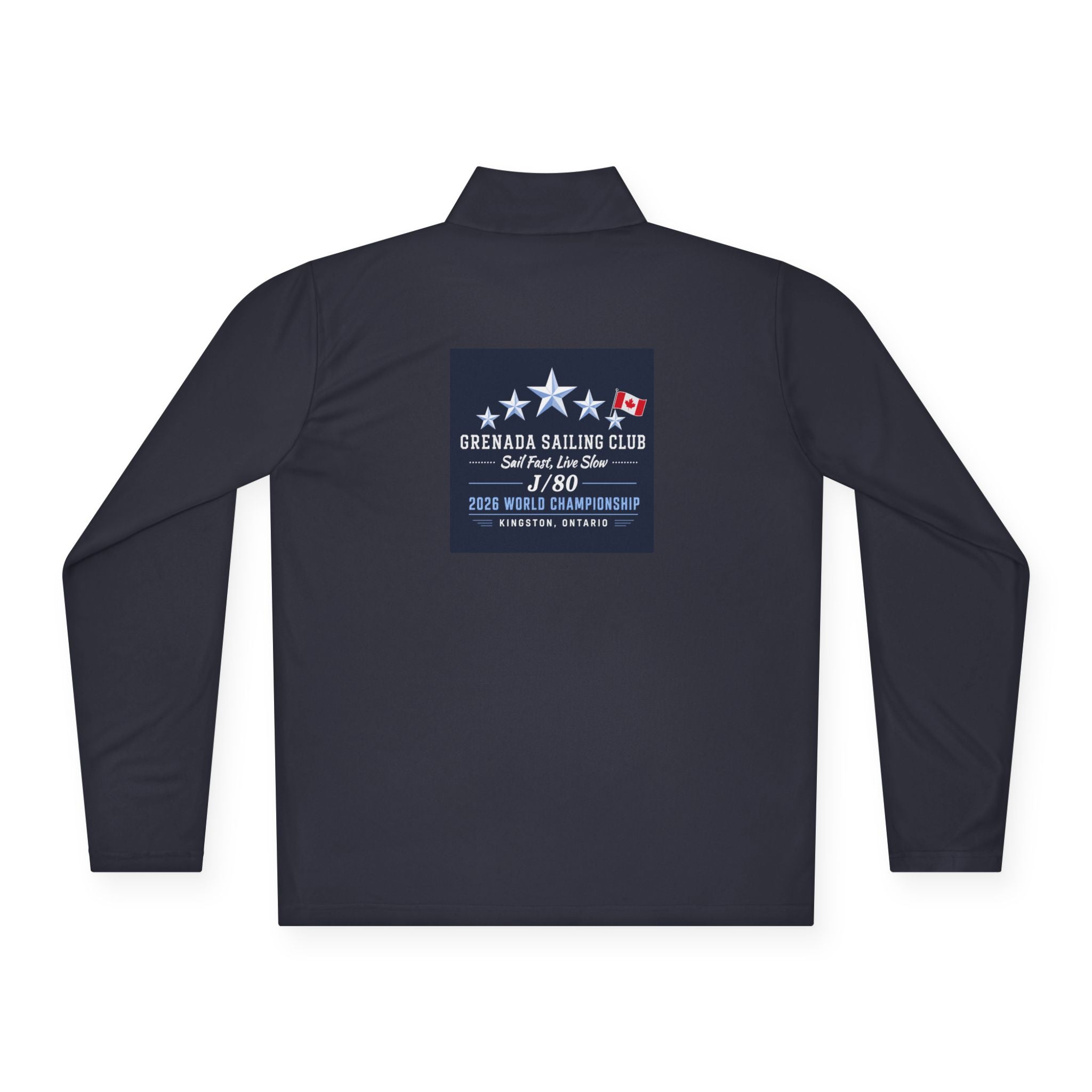 Sailing Club Quarter-Zip Pullover — Grenada Regatta Logo