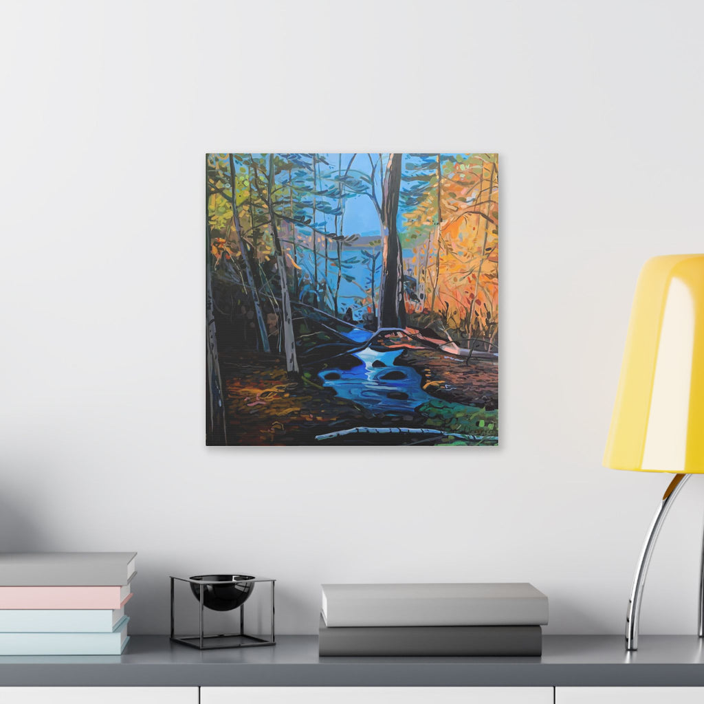 Canvas Print Lisa Herrera Art Northern Forest Stream Canvas