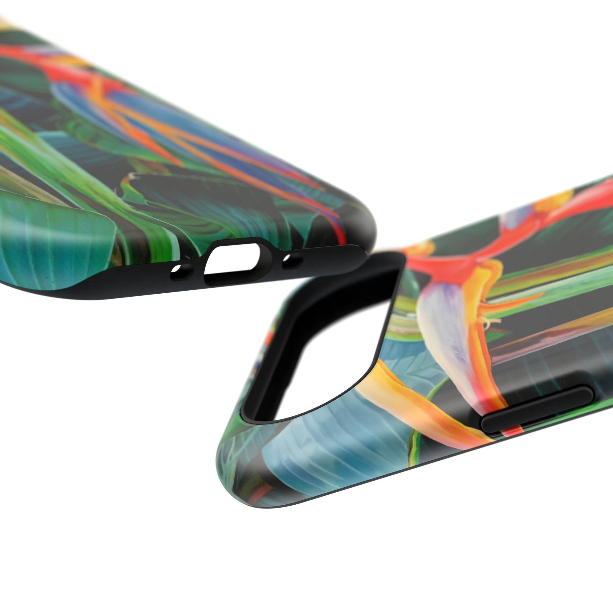 Phone Case Lisa Herrera art print Tropical Bird of Paradise e — Impact-Resistant Floral Design