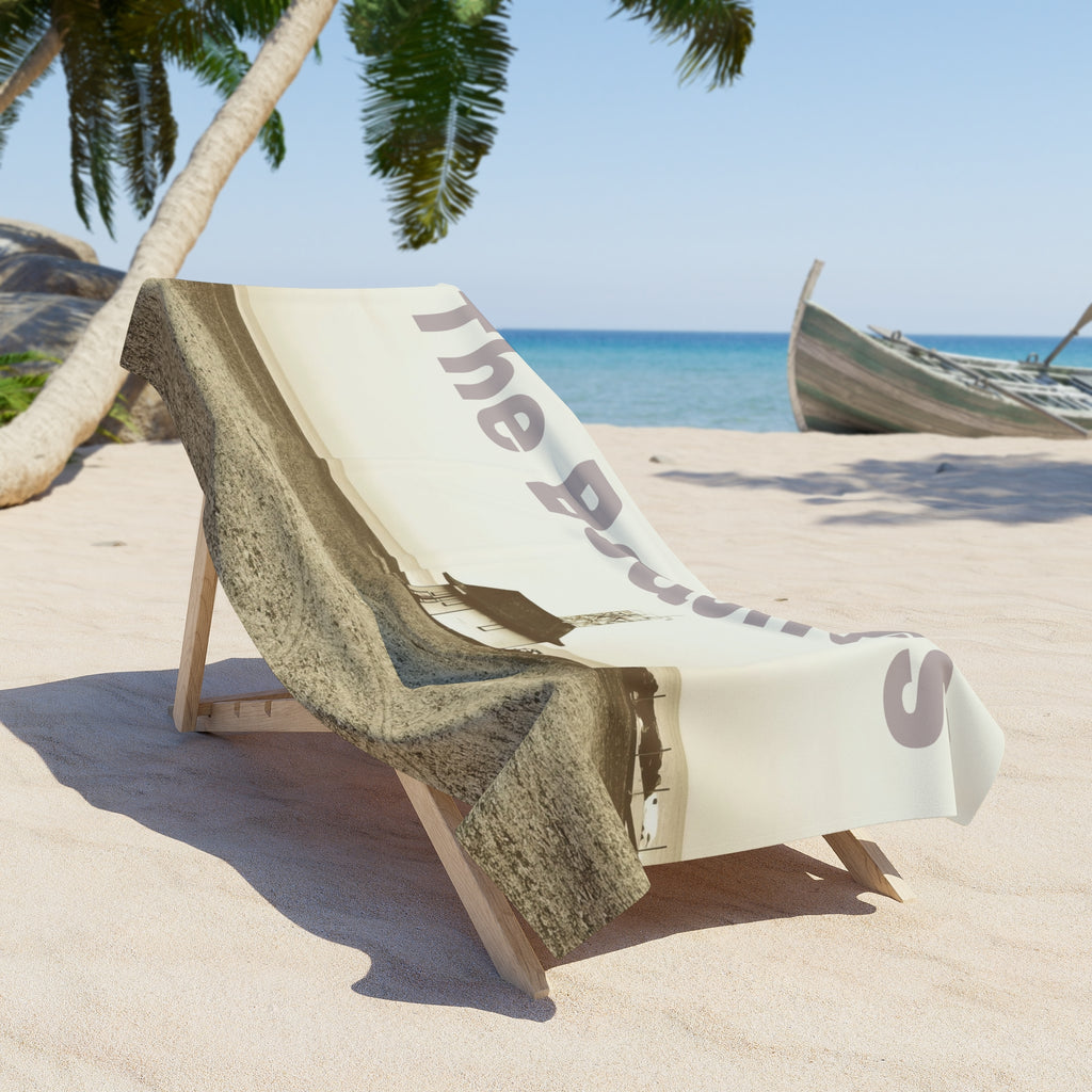 Beach Towel The Beaches Leuty Stn Toronto Blk and Wht photo –  Seaside Photo Printed Towel