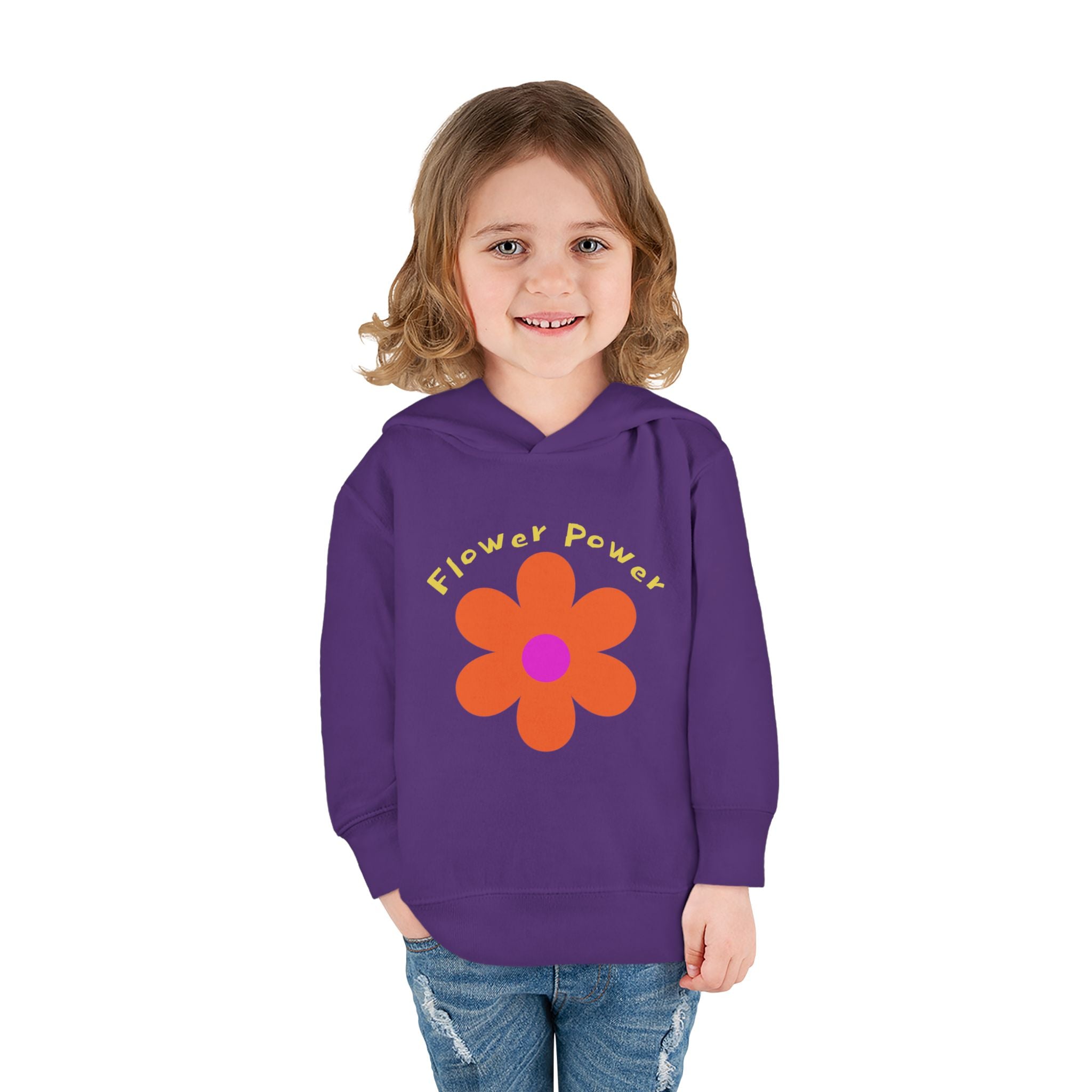 Toddler Hoodie Flower — Pullover