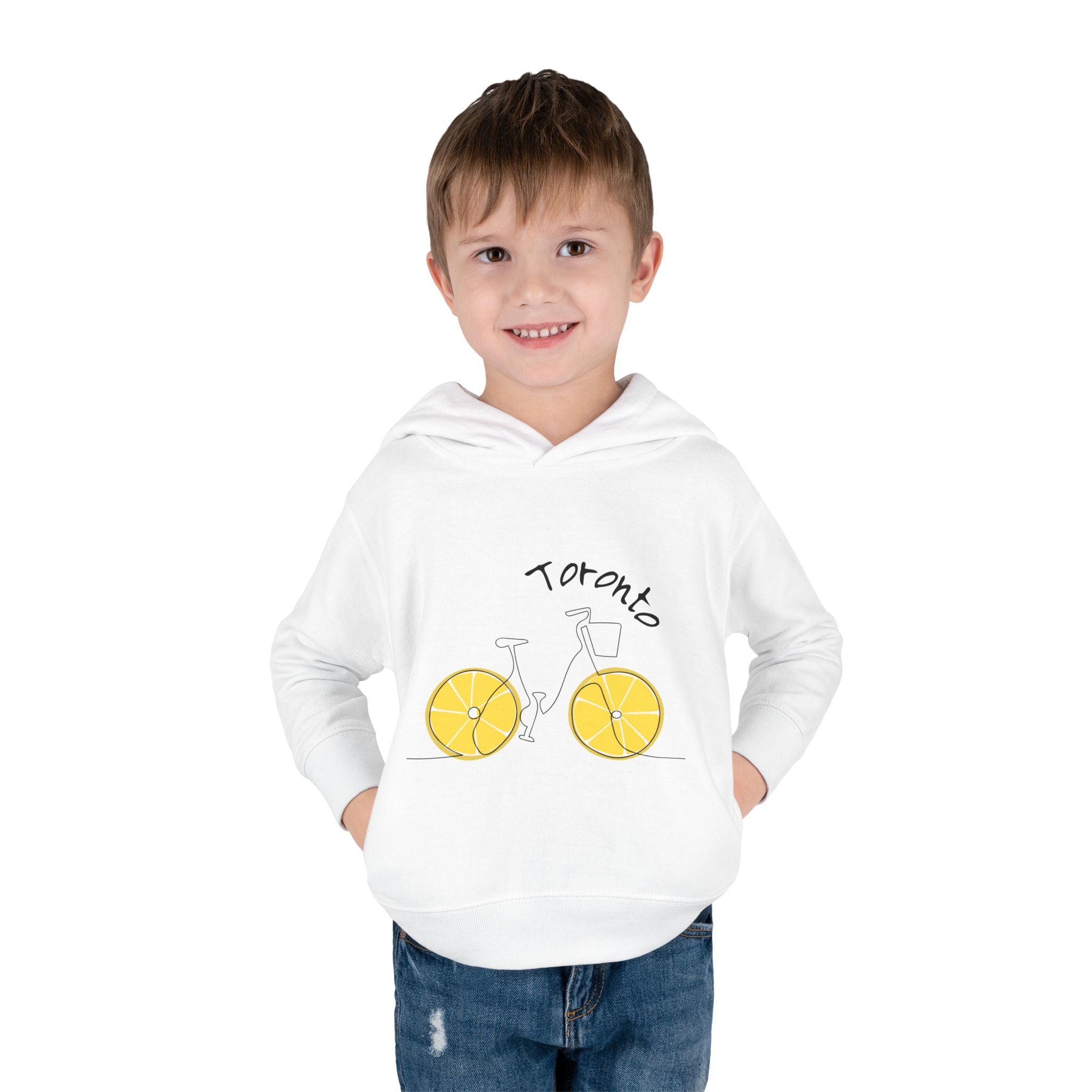 Toddler Hoodie Toronto Red — Toronto Bicycle Pullover