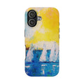 Phone Case Sailboat Painting   — Nautical Abstract Art Tough iPhone Case