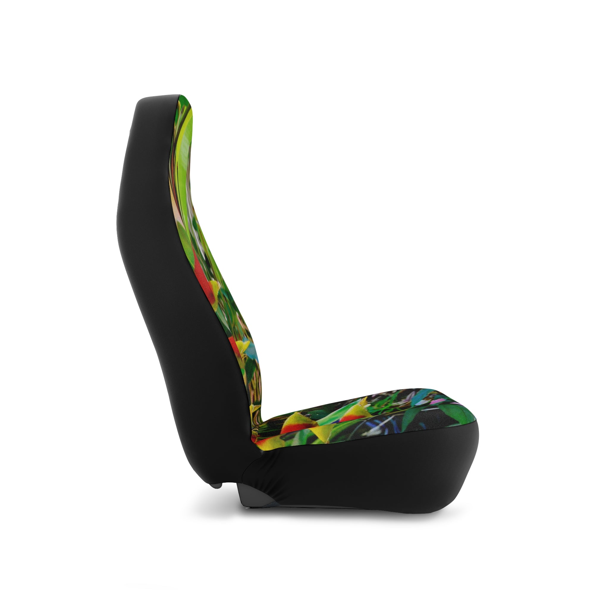 Car Seat Covers - Tropical Haliconia Vibrant Botanical Protectors