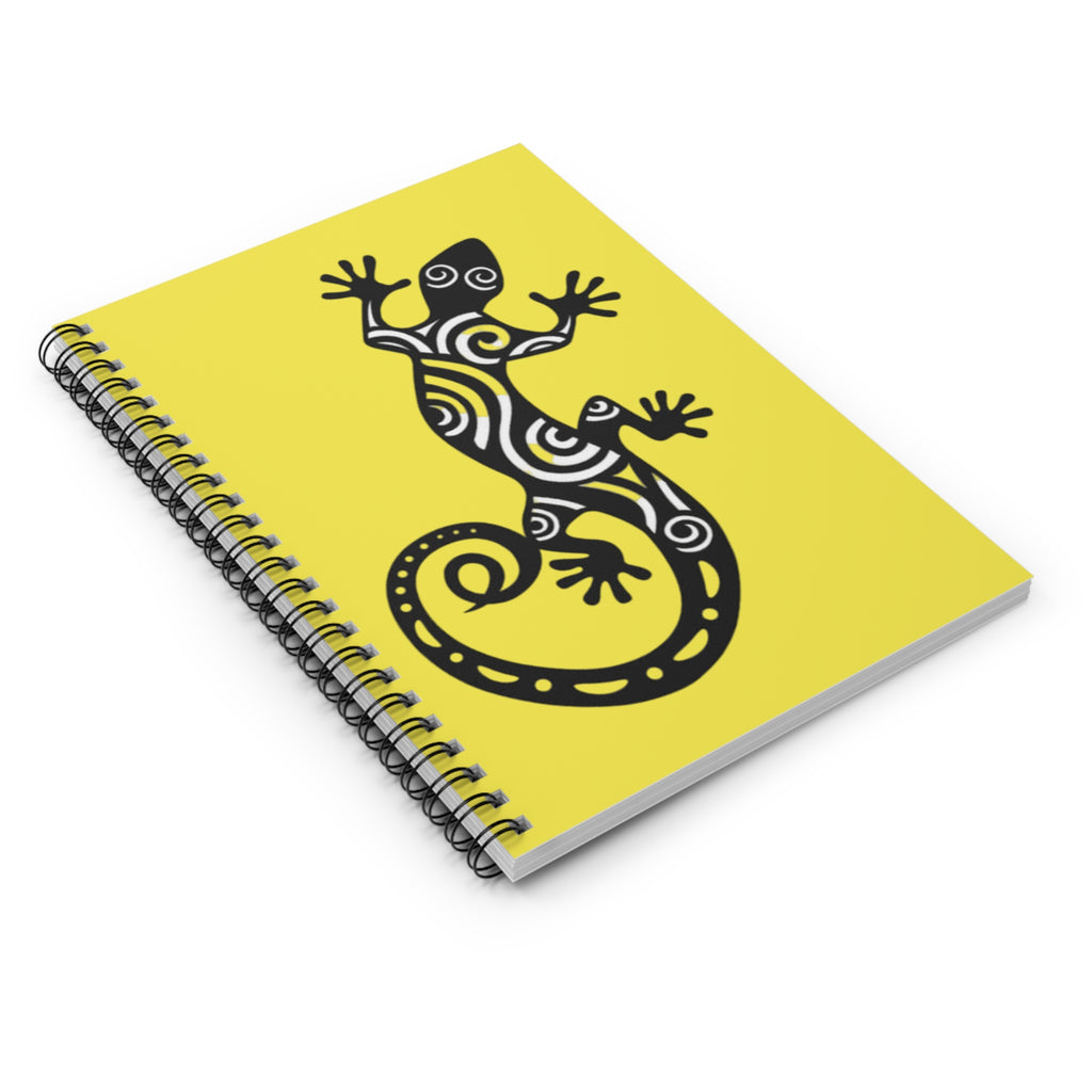 Spiral Notebook Tropical Lizard - Ruled Journal for Notes & Travel