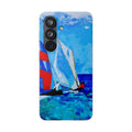 Phone Case Lisa Herrera art print workboat Sailboats   –  Artistic Flexi Case