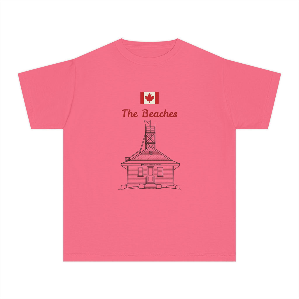 T-shirt The Beaches Toronto Youth Tee — The Beaches Canada Leuty Stn Graphic