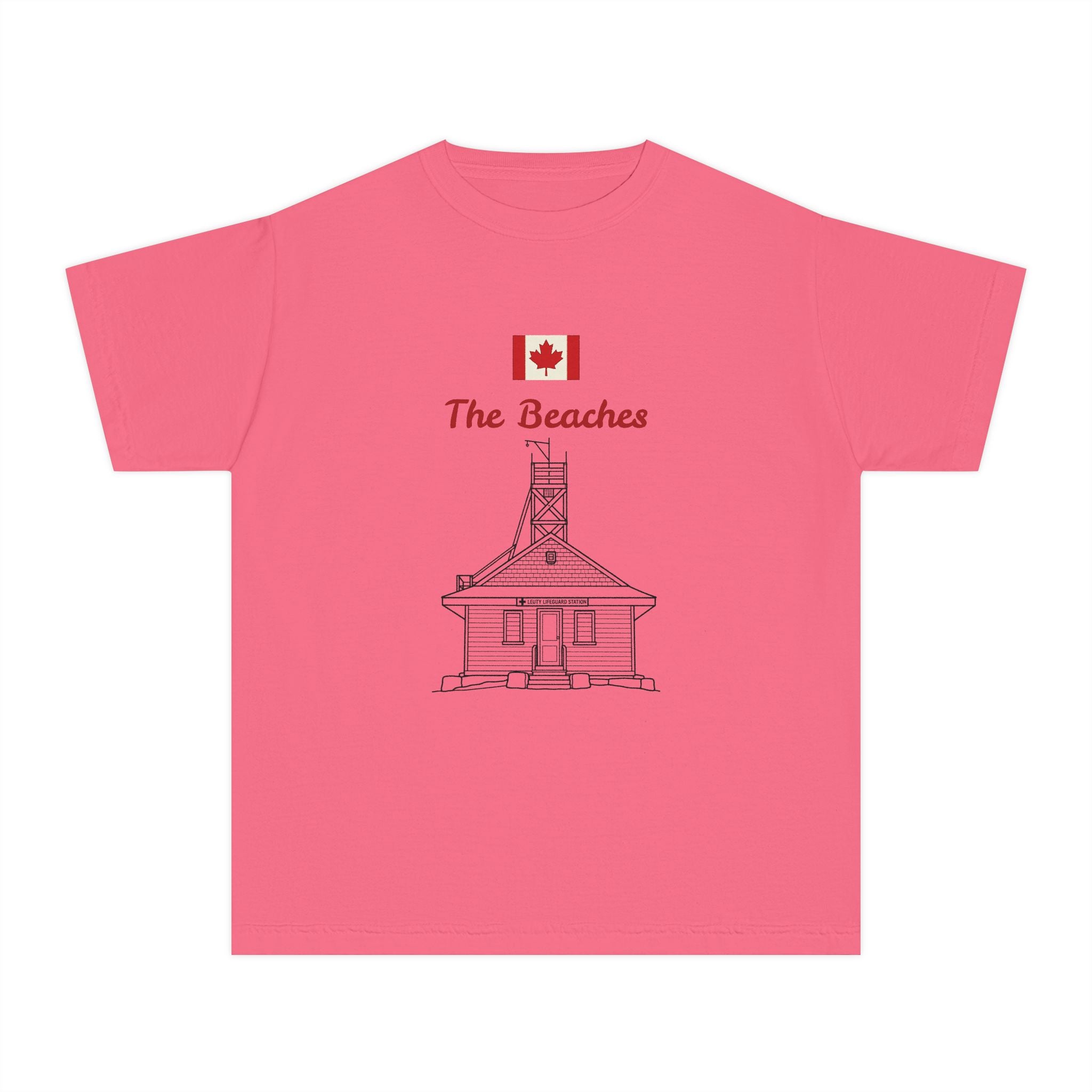 T-shirt The Beaches Toronto Youth Tee — The Beaches Canada Leuty Stn Graphic