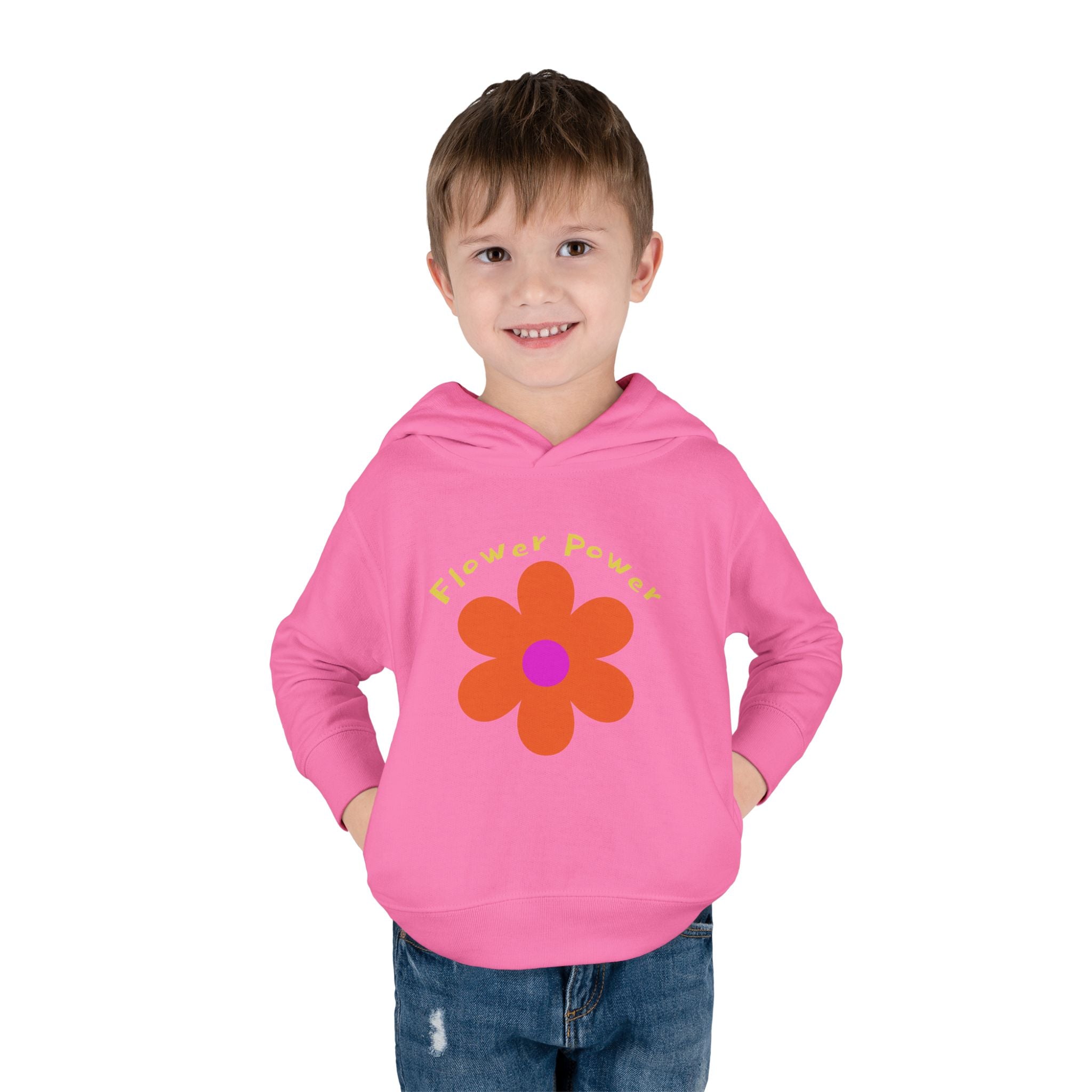 Toddler Hoodie Flower — Pullover