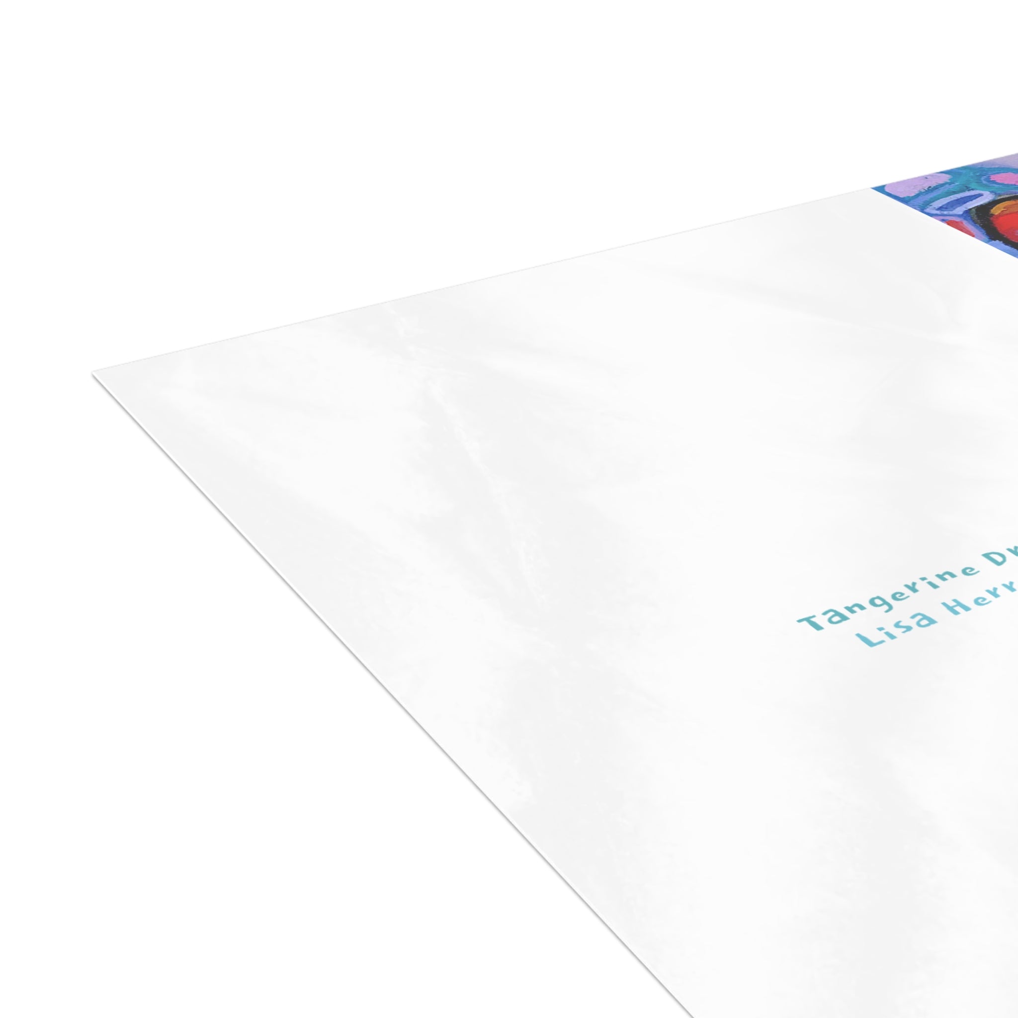 Greeting Card — Colorful Fruit Vendor Art Card (Blank Inside)