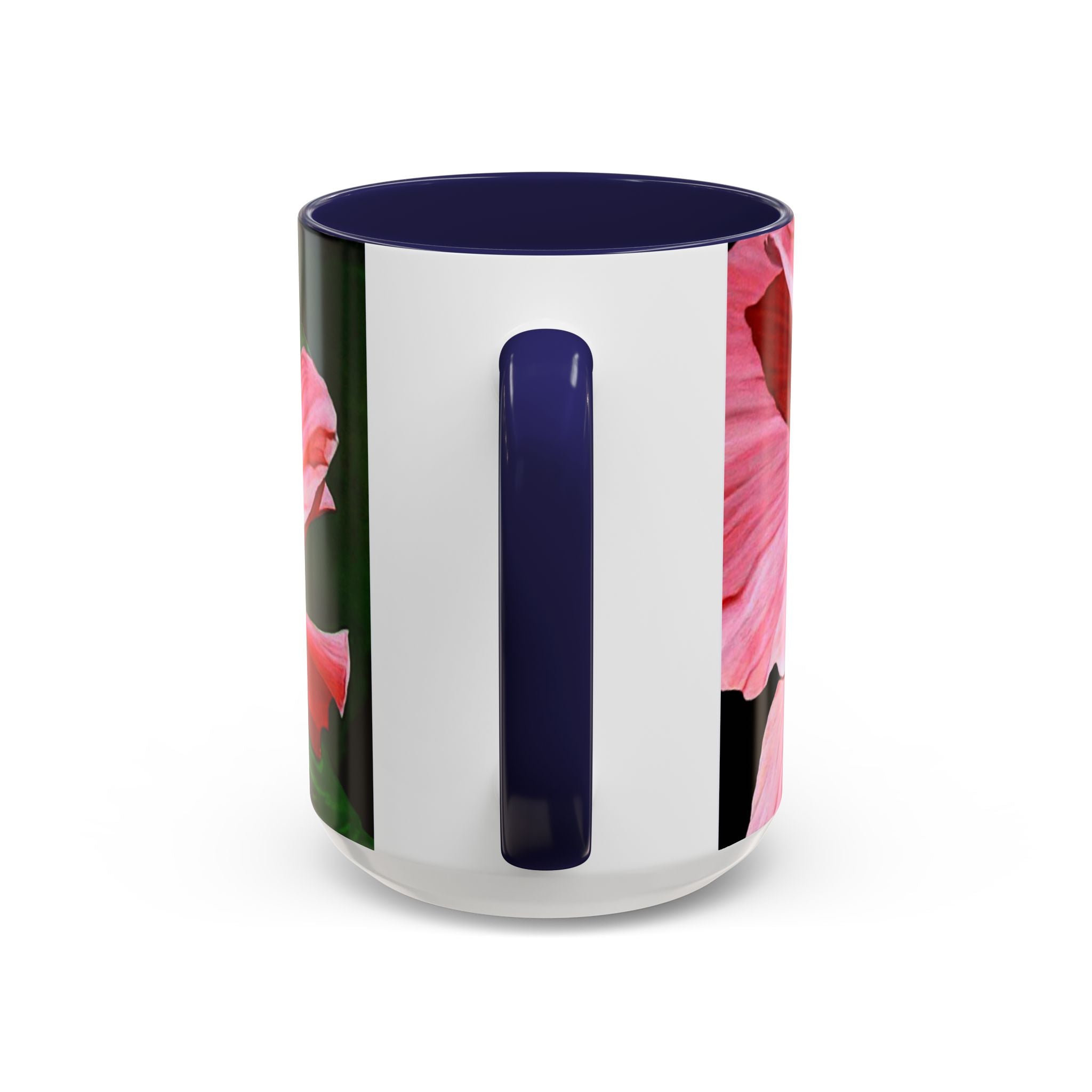 Coffee Mug Pink Hibiscus Painting (11, 15oz)