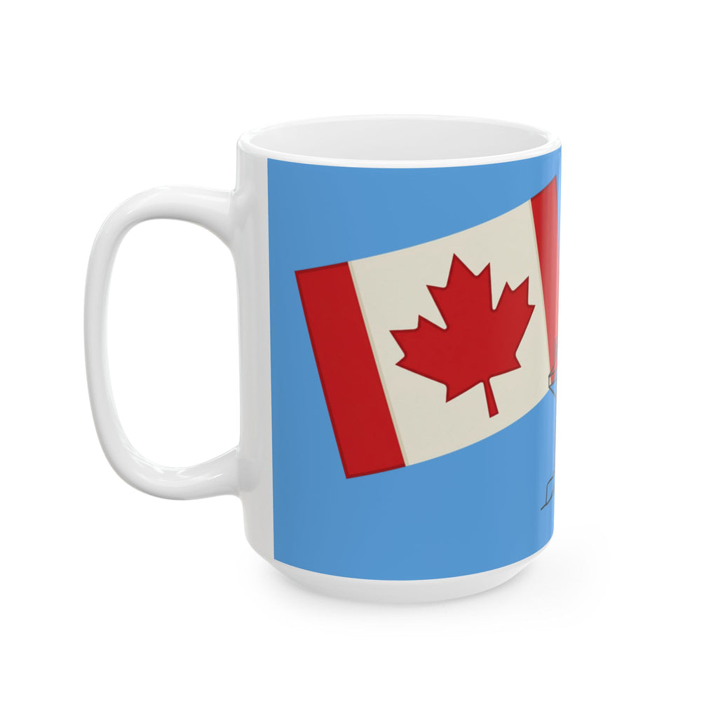 Toronto Beaches Ceramic Mug  Blue –  Leuty Stn Coffee Cup (11oz & 15oz)
