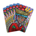 Playing  Cards Lisa Herrera art print Fruit Vendor -Head Playing Cards — Colorful Folk Art Poker Deck