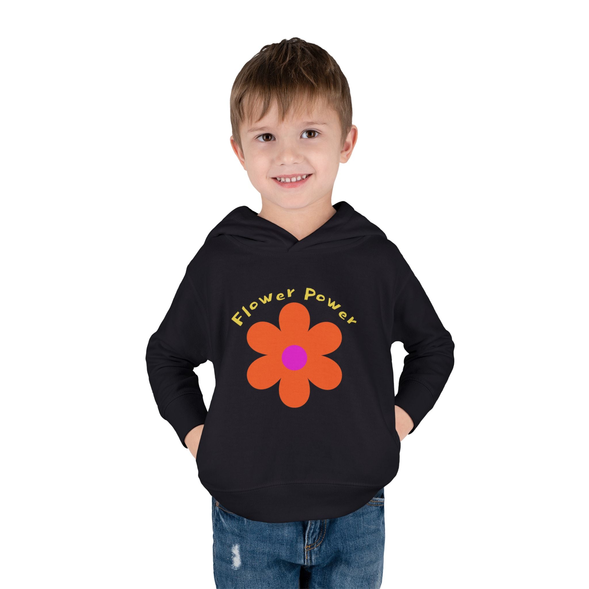 Toddler Hoodie Flower — Pullover