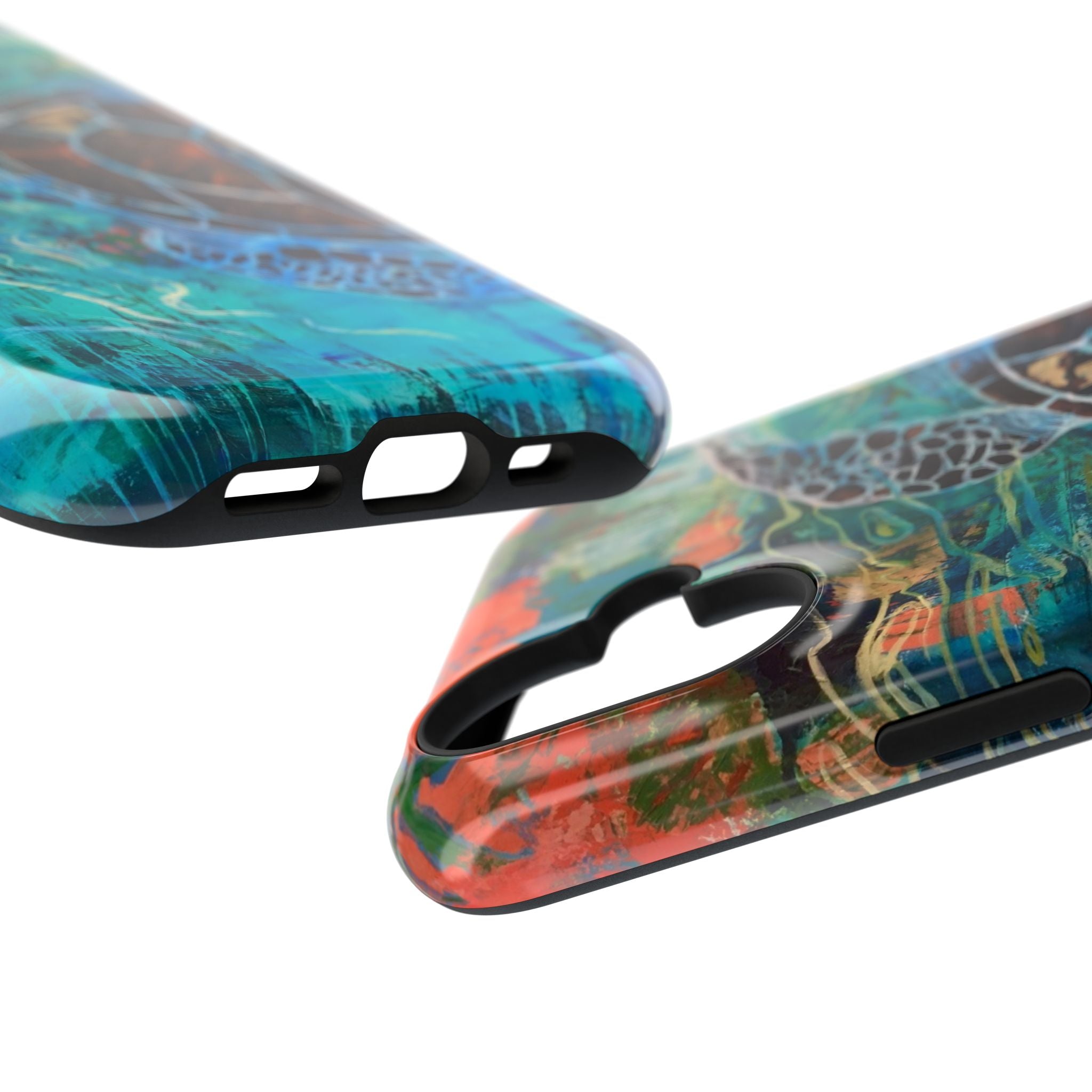Phone Case Lisa Herrera art print Sea Turtle  — Protective Impact-Resistant Ocean Design