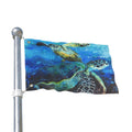 Outdoor Flag - Sea Turtle Double-Sided
