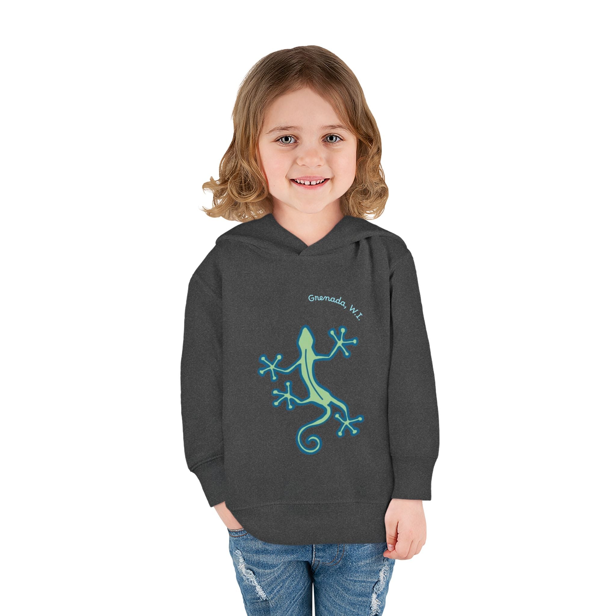 Toddler Hoodie Lizard— Pullover